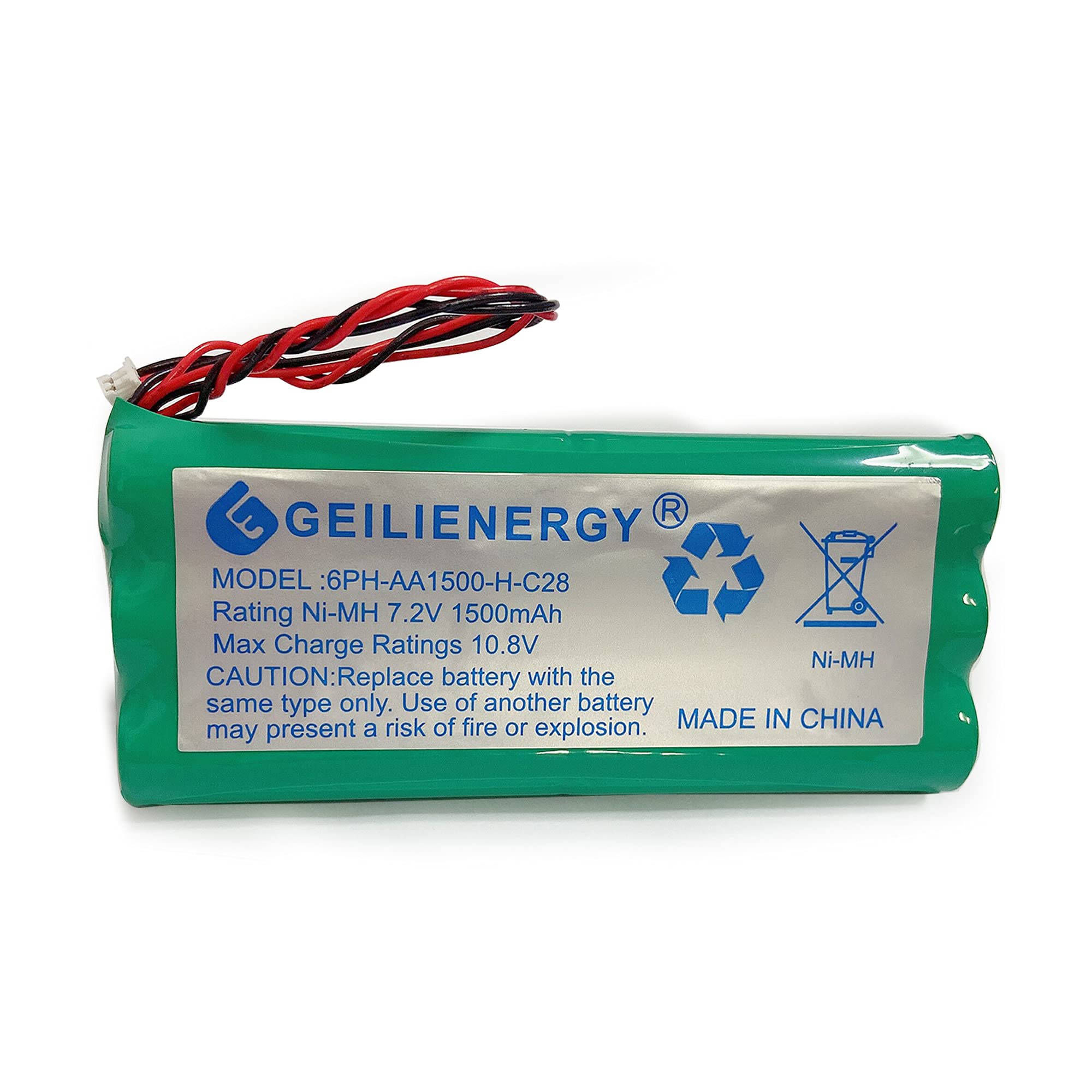 Glepoweer 7.2V Battery Compatible For 6Ph Aa1500 H C28 Dsc9047 Power Series Security Alarm System Dsc 9047 Dsc9047 6Phaa1500Hc28 6Ph Aa1500 H C28 Adt Dsc Back Up Scw9045 Scw9047 1 Pack