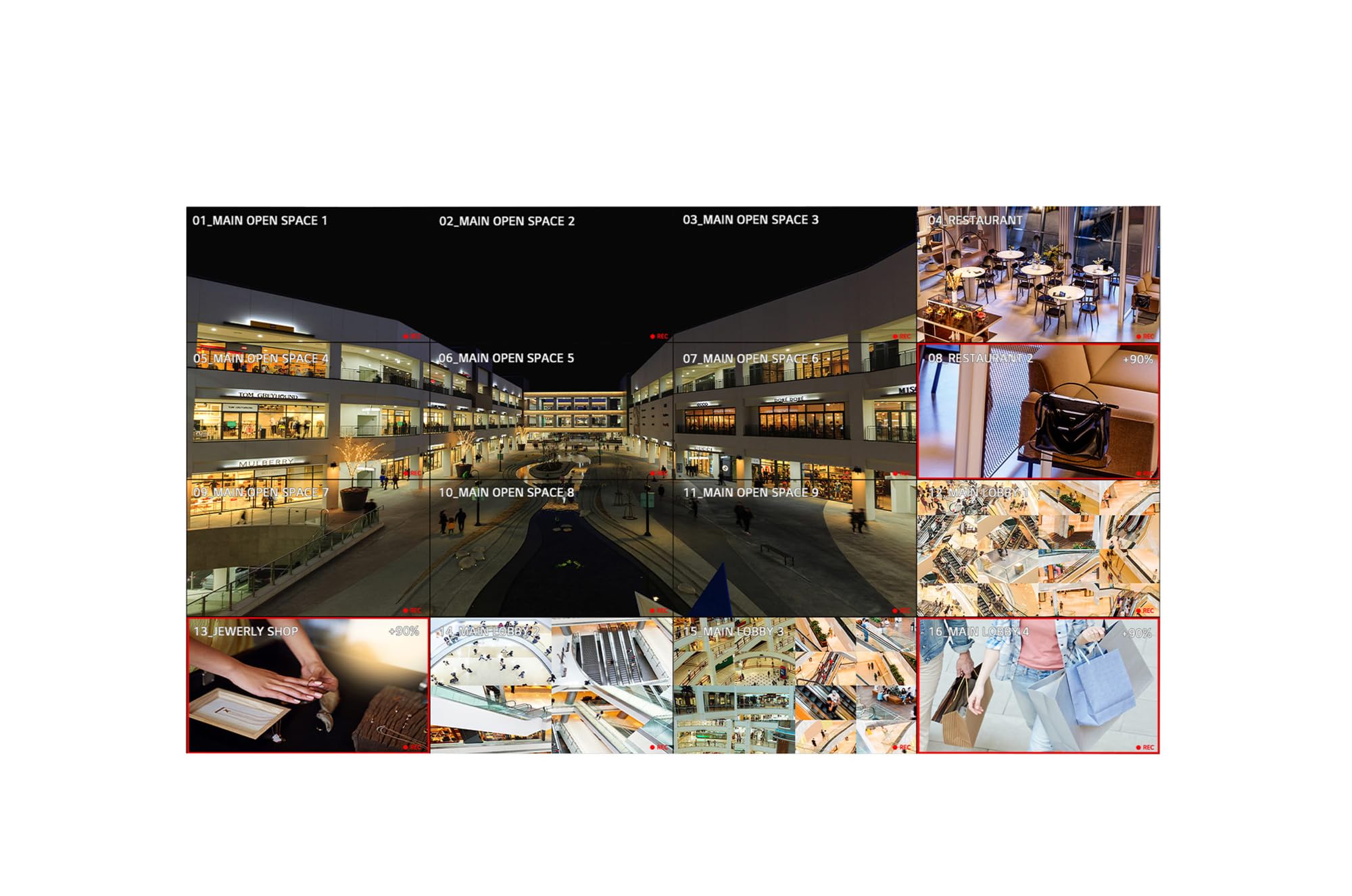 55Fhd Video Wall, 0.44Mm Even Videowall, Hdmi(2), Dp(1), Dvi-D(1), Audio In, Rs2