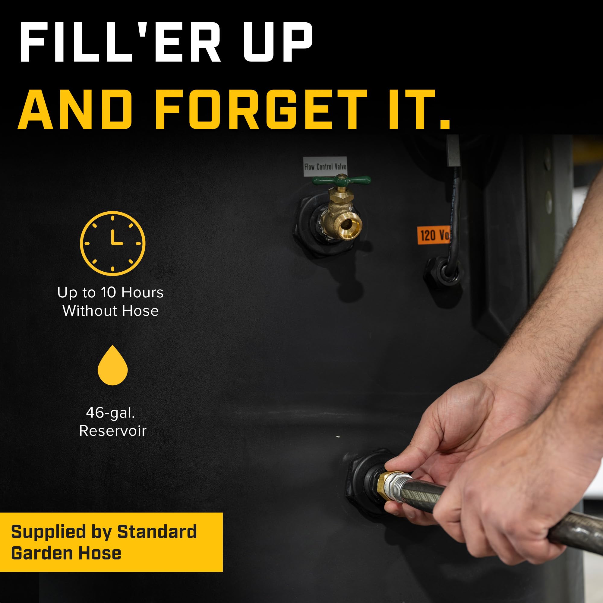 Big Ass Fans - Cool-Space 400 - Portable Evaporative Swamp Cooler, 36 Inch Diameter Fan Indoor Outdoor Use Continuous Or Fillabl