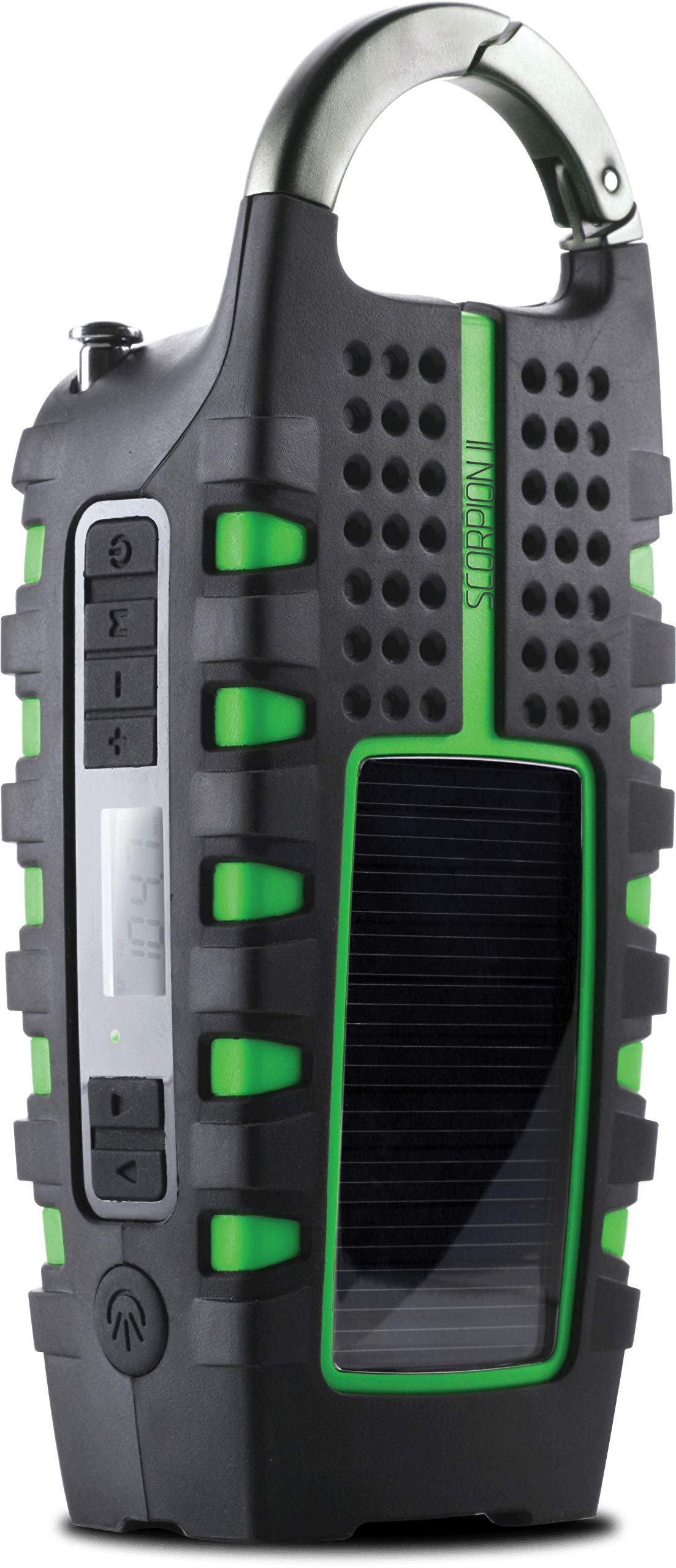 Eton  Scorpion Ii  Rugged Multipowered Portable Emergency Weather Radio & Flashlight Green