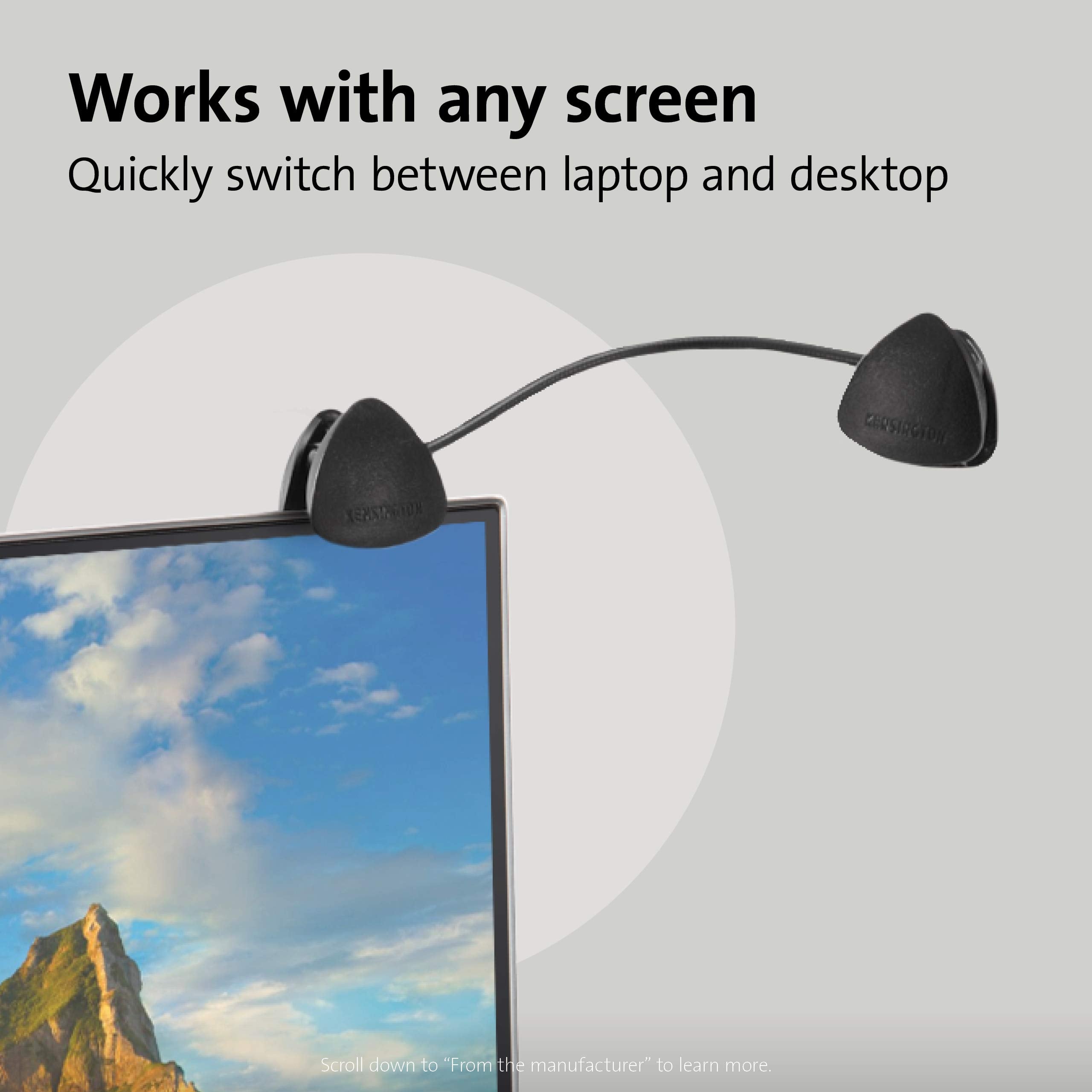 Kensington Flex Clip Copyholder (K62081Bf), Black