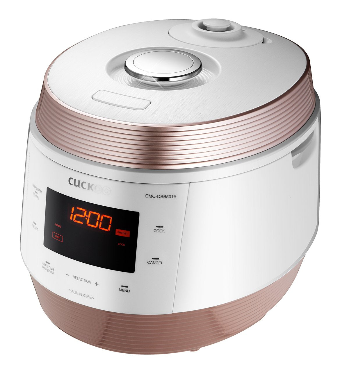 5Qt Cuckoo Electric Pressure Cooker With 10 Menu Options And Stainless Steel Pot