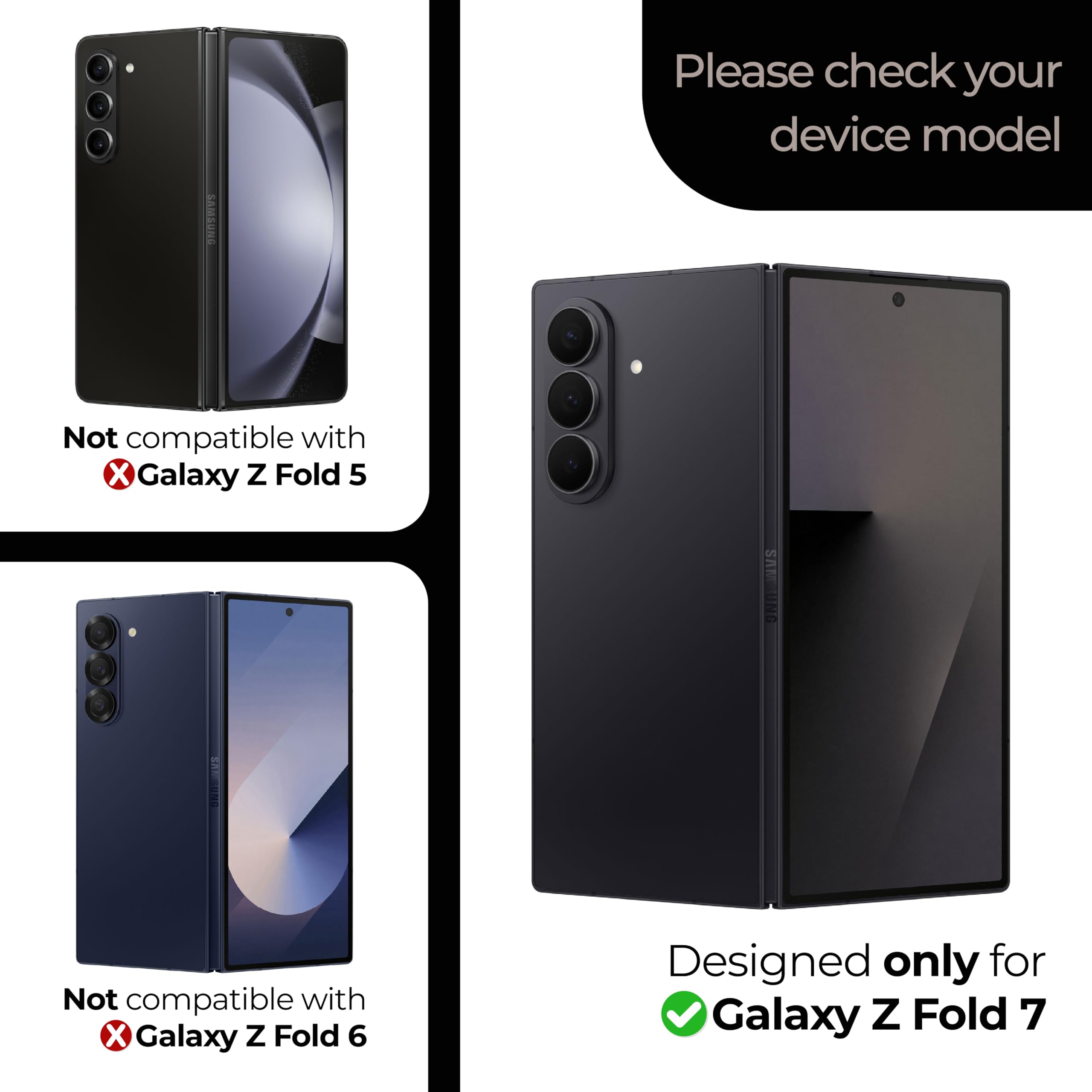 Armorsuit 2+2 Pack Paper-Feel Texture Screen Protector For Samsung Galaxy Z Fold 7 Case Friendly Militaryshield Matte Film - Mad