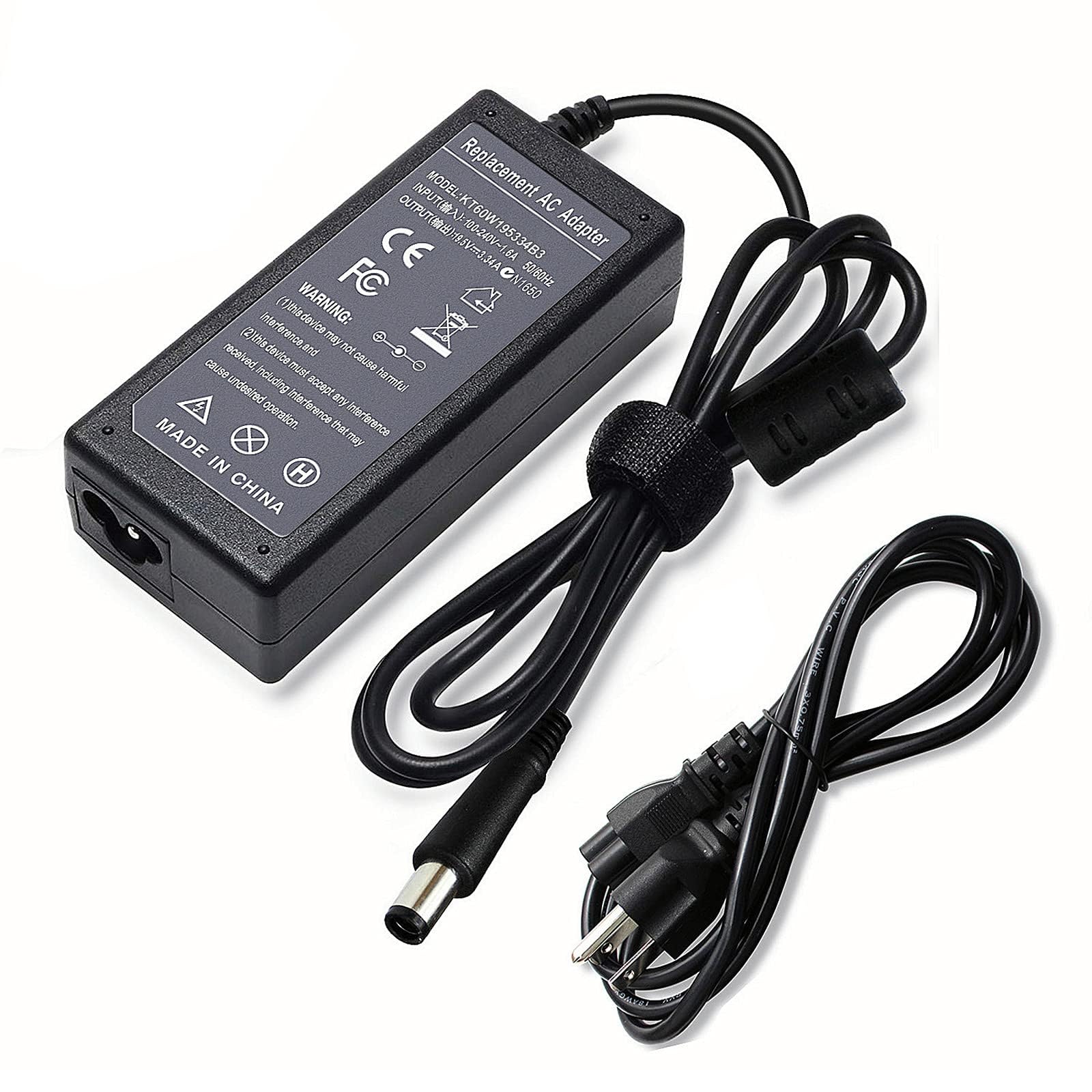 19.5V 3.34A Ac Adapter Charger For Dell Chromebook 11 3180 3189 3120 Inspiron 15 3520 3521 3531 3541 3542 3543 3537 3458 15R 5520 5521 7520 N5110 N5040 N5050 5547 P26E La65Ns2 01 Ha65Nm130 6Tm1C