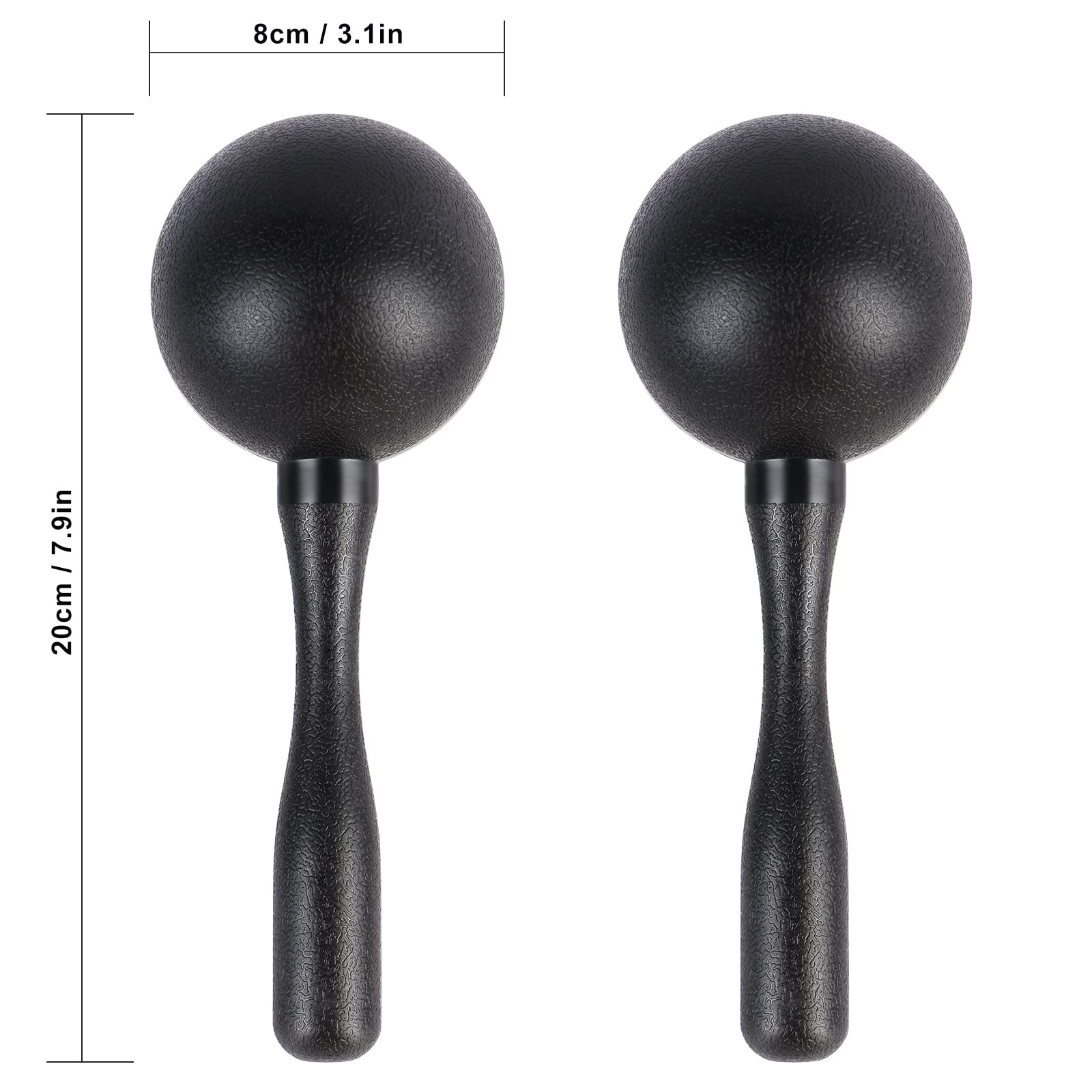 Eastrock Maracas Shaker Rattles Abs Sand Hammer Hand Percussion Rattles For Adults, Great Percussion Instrument For Live Perform