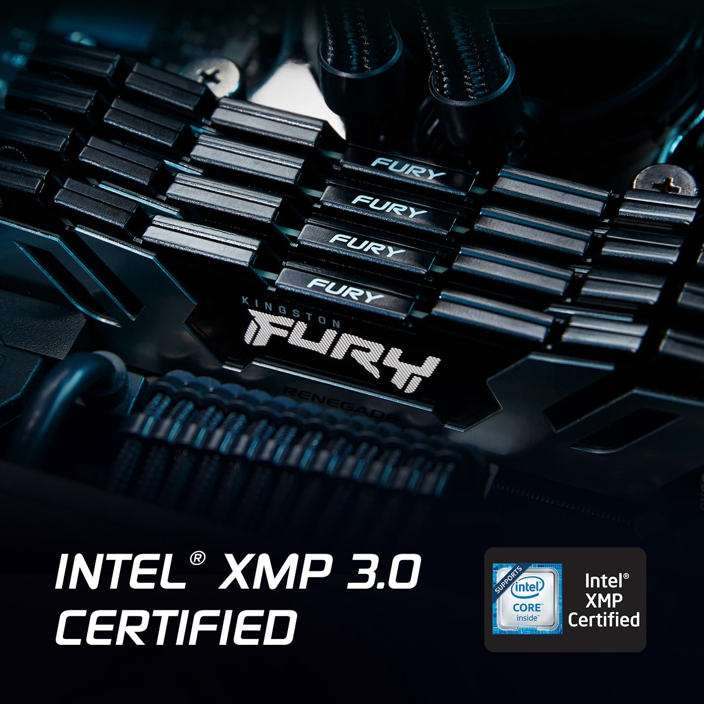 Kingston Fury Renegade Silver 16Gb 6400Mt/S Ddr5 Cl32 Dimm Desktop Memory Single Module | Intel Xmp 3.0 | Overclocking Stability