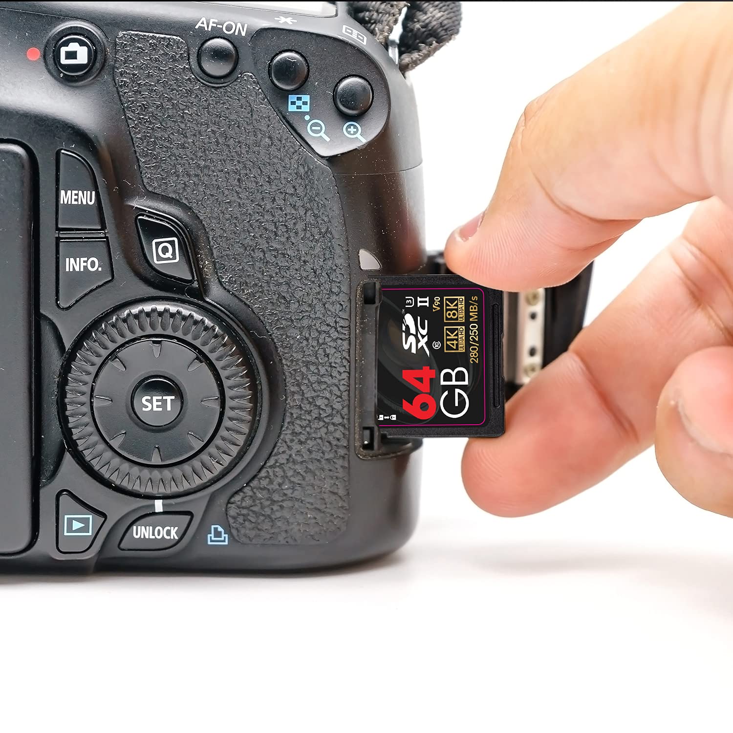 Ritz Gear 64Gb High-Speed Sdxc Uhs-Ii Sd Card, C10, U3, V90, Full-Hd & 8K Memory Card For Dslr, Cinema-Quality Video Cameras