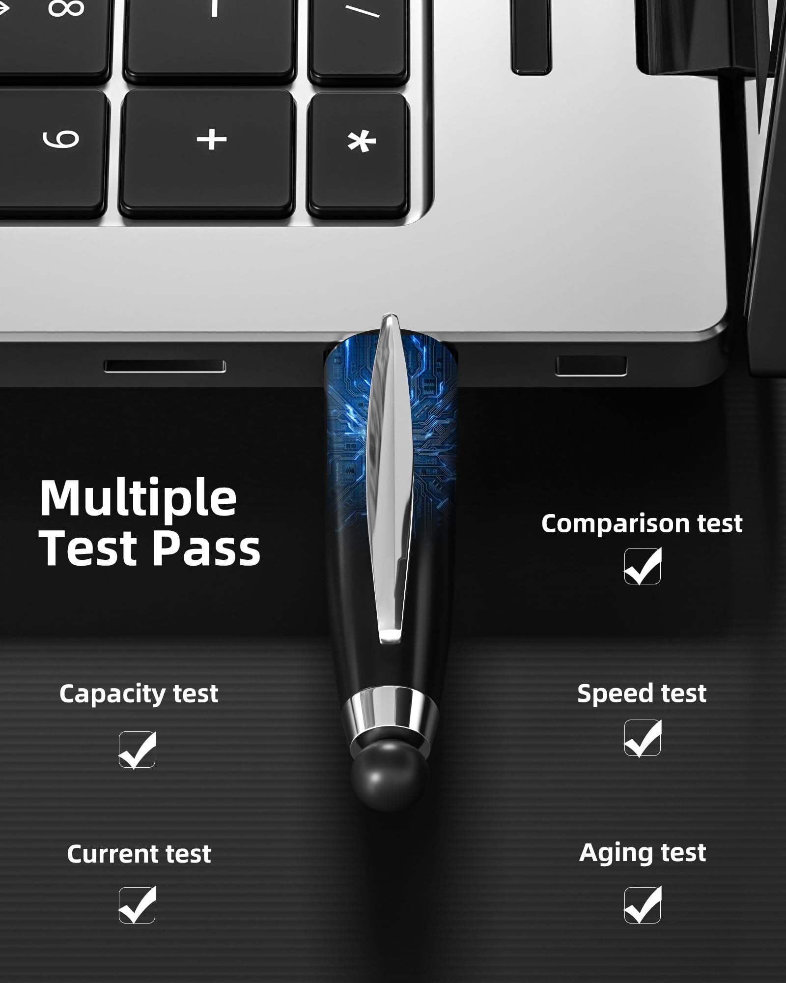 Bilious Usb Flash Drive, Usb 2.0 2Pcs Thumb Drive Portable Pen Design Usb Memory Stick, Waterproof Jump Pen Drive For Storage An