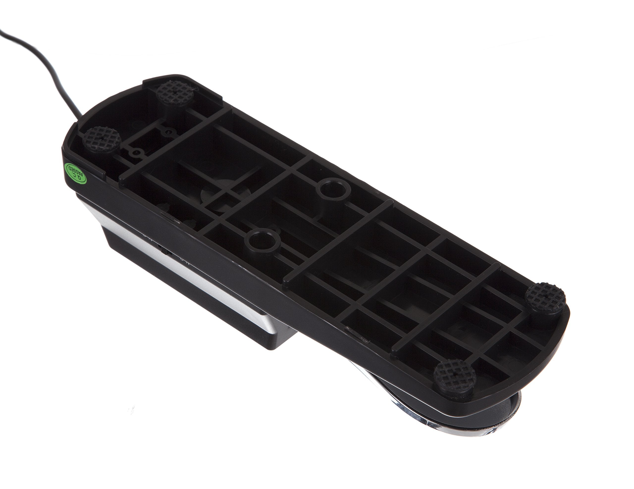 Rockjam Universal Sustain Pedal For Electronic Keyboards And Digital Pianos With Polarity Switch, Anti Slip Rubber Bottom And 5.