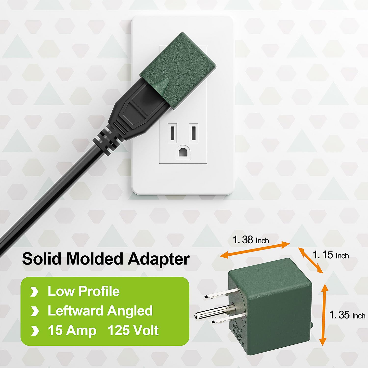 90 Degree Adapter Leftward Angled Angle Usa 3 Prong Male Female Adapter,90 Degree Angled Usa Male Female Power Adapter, 5 15P To