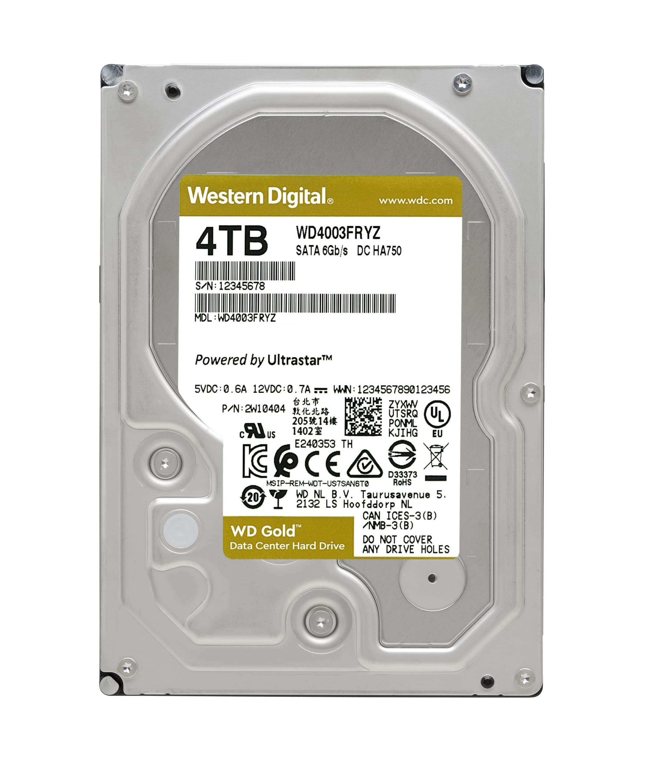 Wd Gold 4 Tb Hard Drive