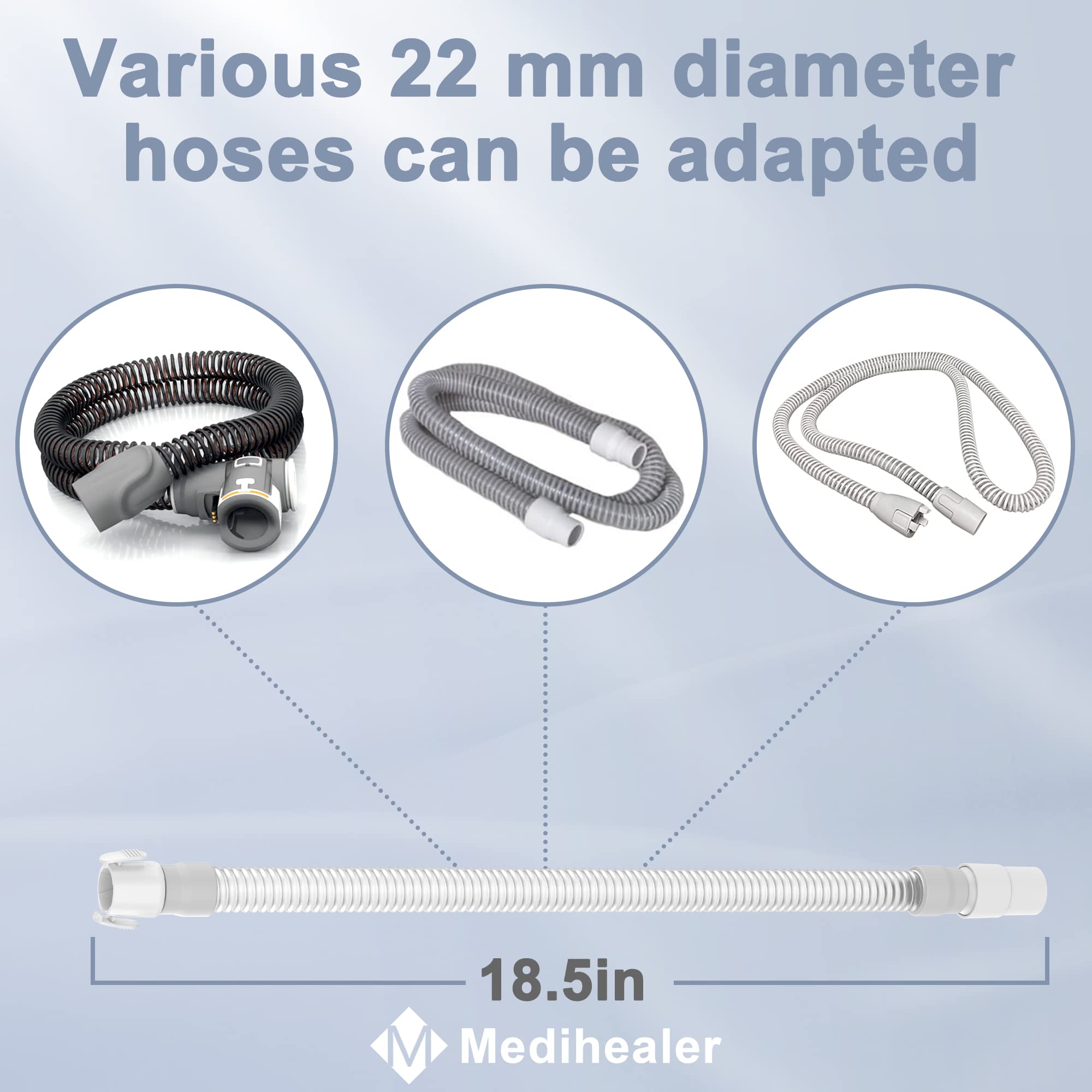 2 Packs Quick Release Tube Compatible With Amara View, Only Short Tube For Av, No Elbow, Improved Design And Upgraded Material,G