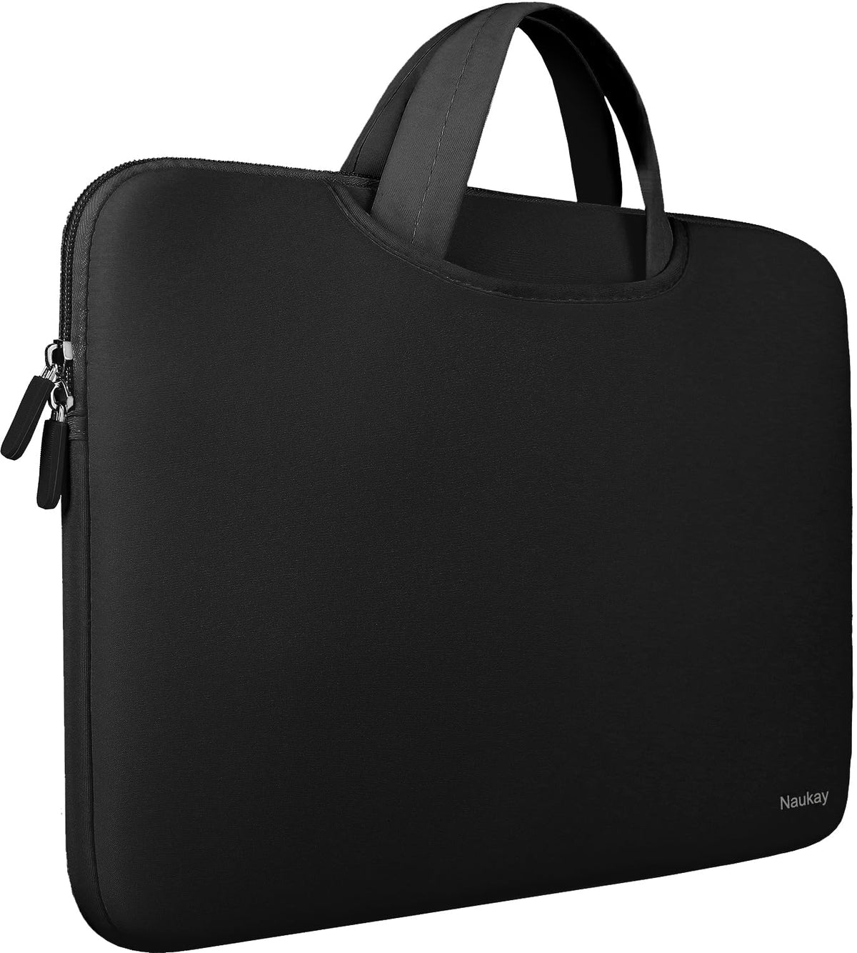 Laptop Sleeve Bag 15.6 Inch, Durable Traveling Briefcase Handle Bag & with Two Extra Pockets, Computer Protective Case Compatible for 15 15.6 inch HP, Dell, Acer, Asus, Black
