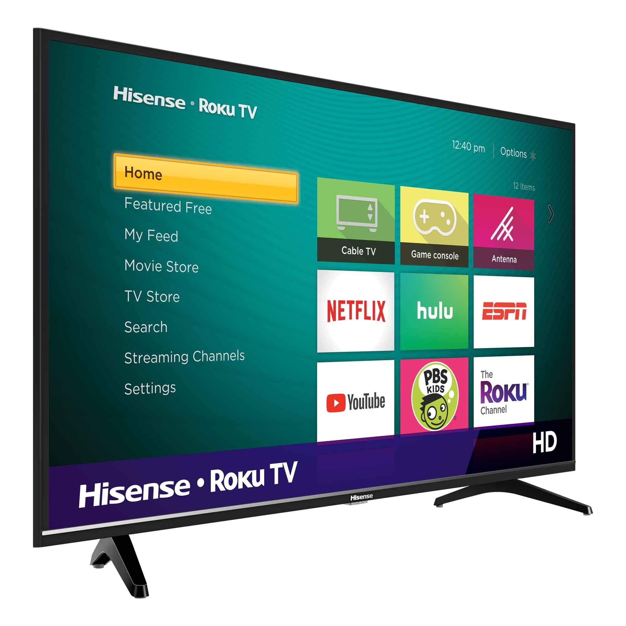 Hisense 32 Inch Class H4 Series Led Roku Smart Tv With Alexa Compatibility (32H4F, 2020 Model)