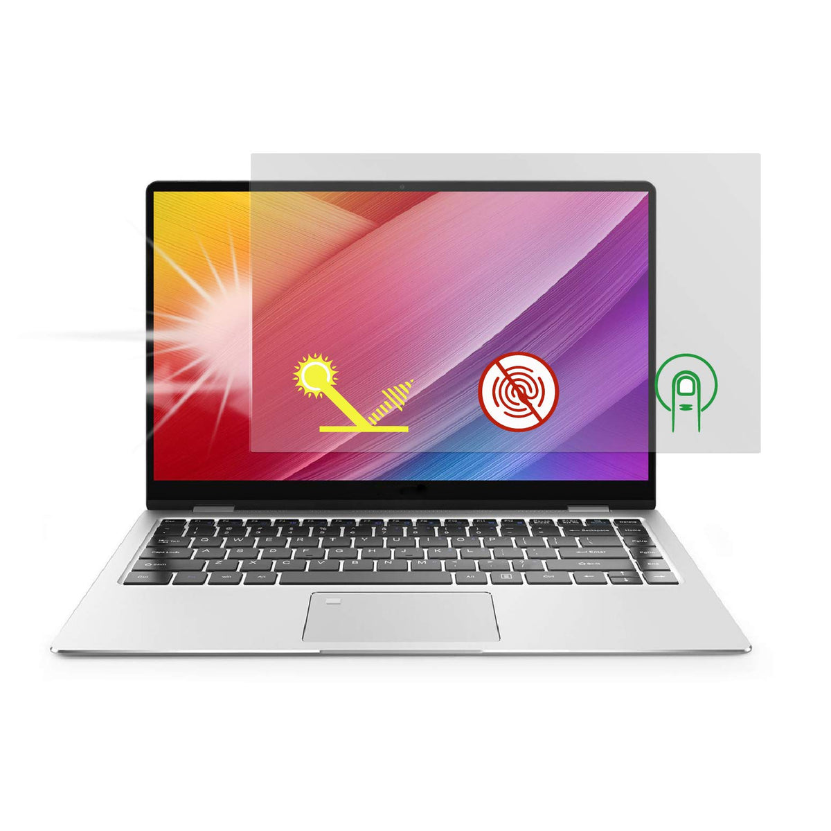 Anti Glare And Anti Finger Print Screen Protector (3 Pack) For 15.6 Inches Laptop