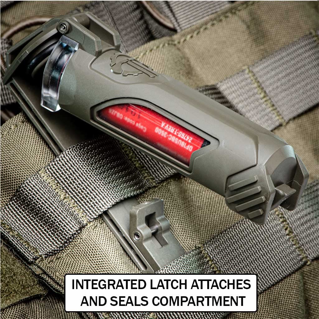 Thyrm Cellvault 18 Rechargeable Battery Storage (Black), Waterproof, For 18650, 18350, Cr123 Flashlight Batteries, Made In Usa