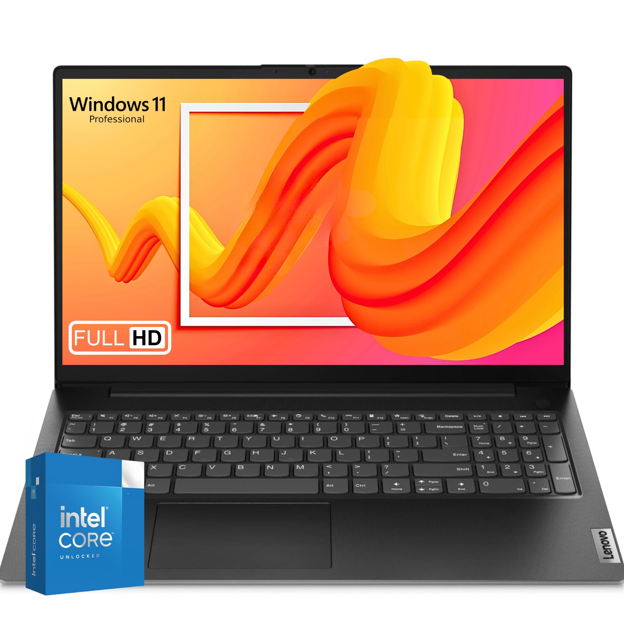 Lenovo V15 Series Laptop, 16GB RAM, 256GB SSD Storage, 15.6? FHD Display with Low-Blue Light, Intel 2-Cores Upto 3.0Ghz Processo