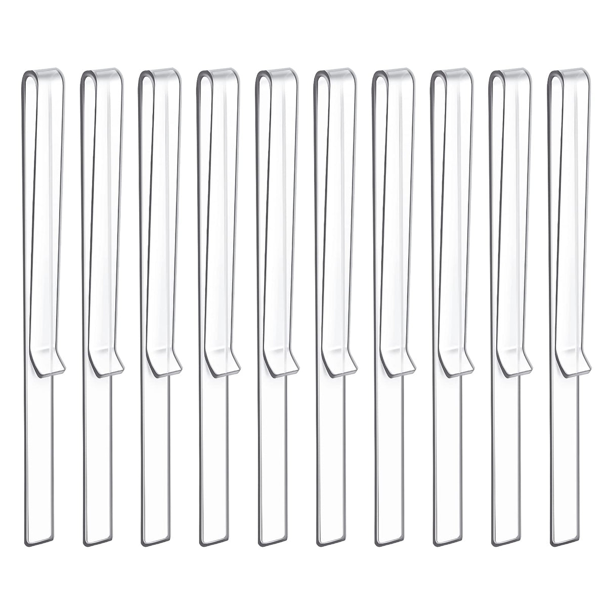 Savita 10 Pcs Music Stand Clips, Clear Acrylic Music Holder Clip Book Page Clip For Wind For Musician Composer Outdoor Gig Rehea