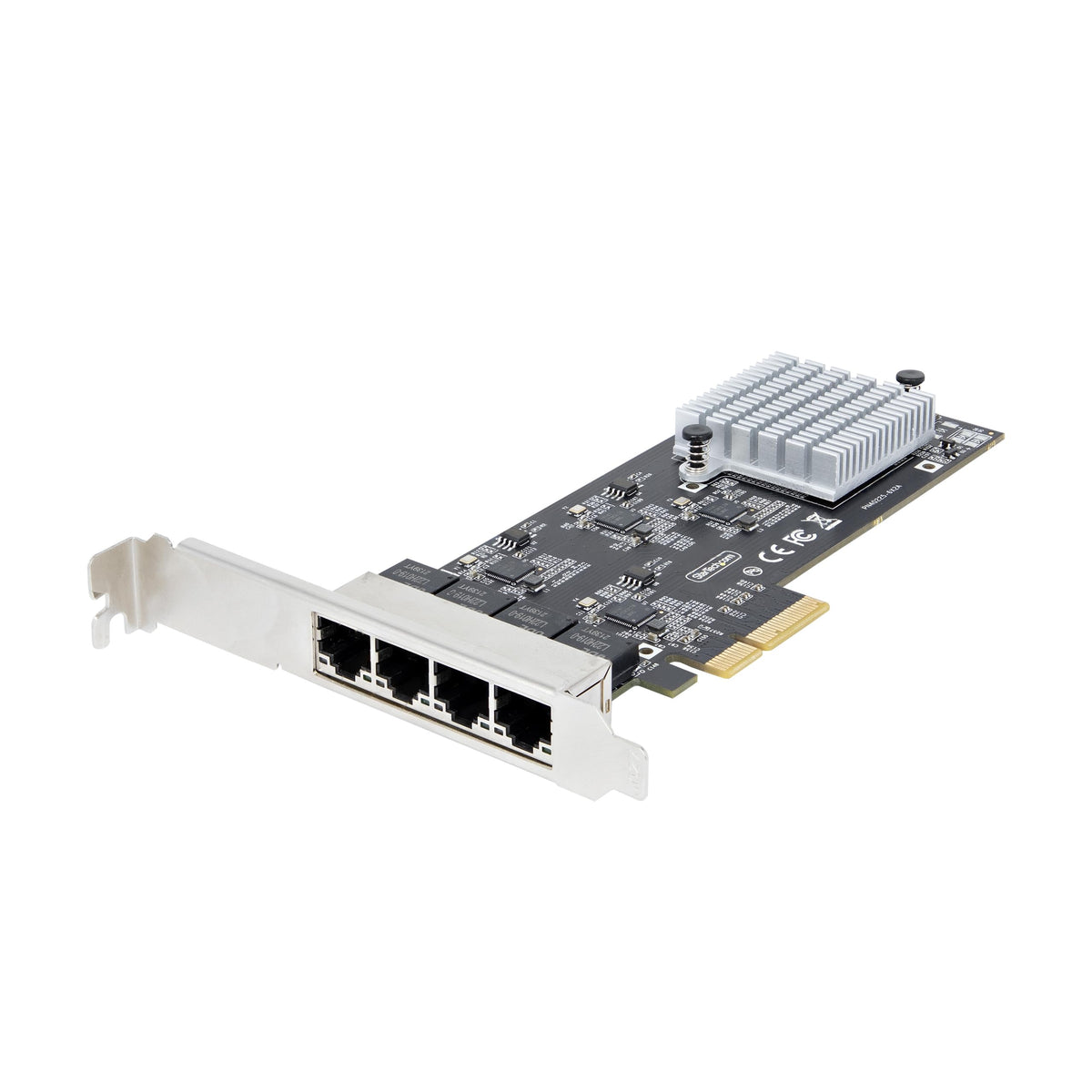 Startech.Com 4 Port 2.5Gbps Nbase T Pcie Network Card, Intel I225 V, Quad Port Computer Network Card, Multi Gigabit Nic, Pci Exp