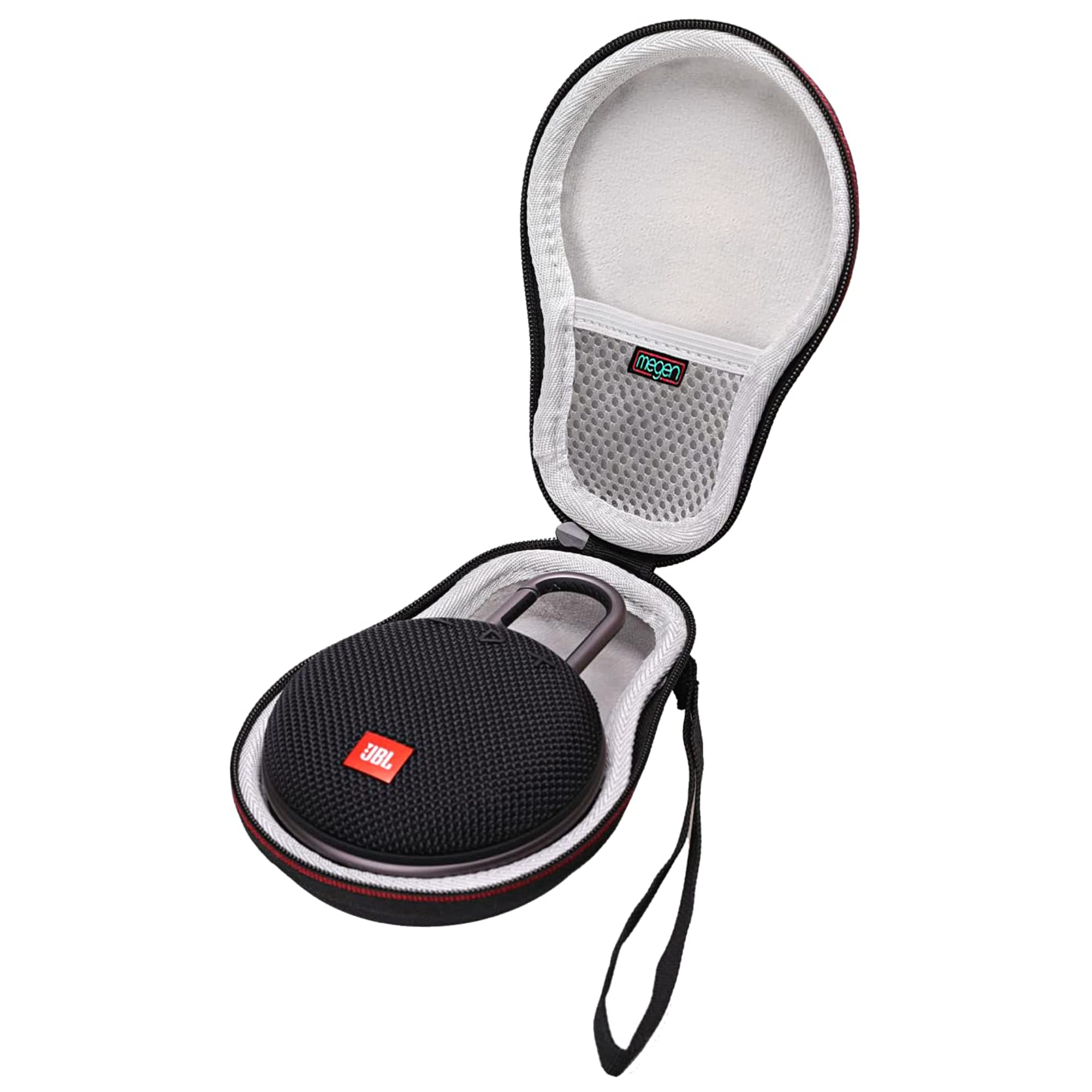 Megen Hard-Shell Travel Storage Carrying Case For Jbl Clip 3 Portable Waterproof Wireless Bluetooth Speaker