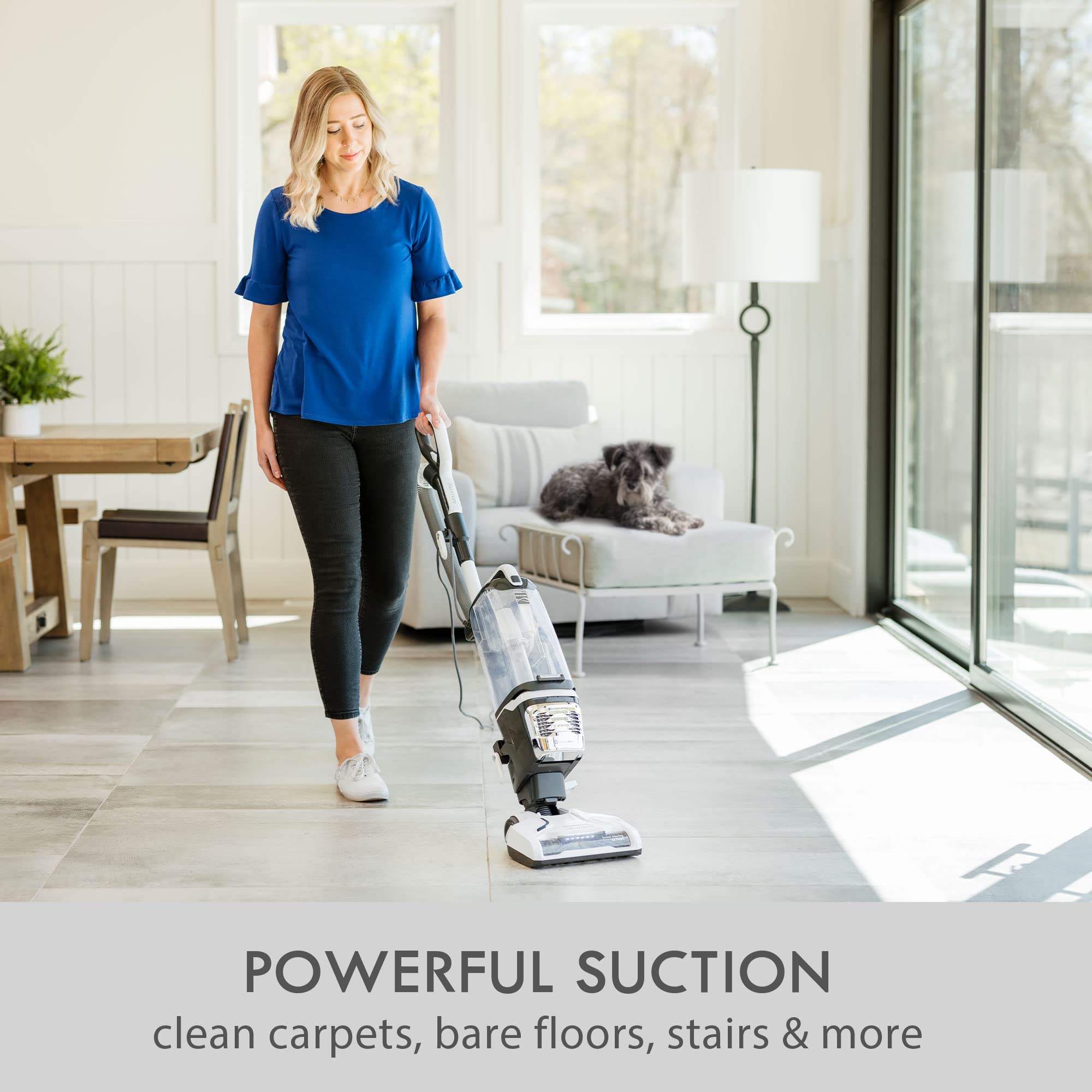 Kenmore Du4399 Featherlite Lift Up Bagless Upright Vacuum 2 Motor Power Suction Lightweight Carpet Cleaner With Hair Eliminator