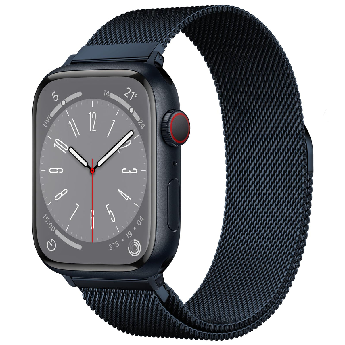 Original Stainless Steel Milanese Loop Compatible With Apple Watch Band 38Mm 40Mm 41Mm 42Mm 44Mm 45Mm 49Mm, Magnetic Clasp Repla