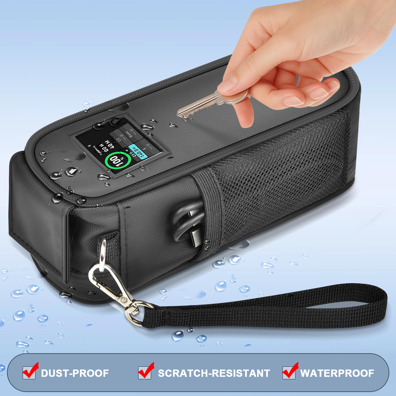 Case Compatible With Anker Prime 27,650Mah Power Bank 250W, Laptop Phone Computer Battery Chargers Travel Carrying Holder For An