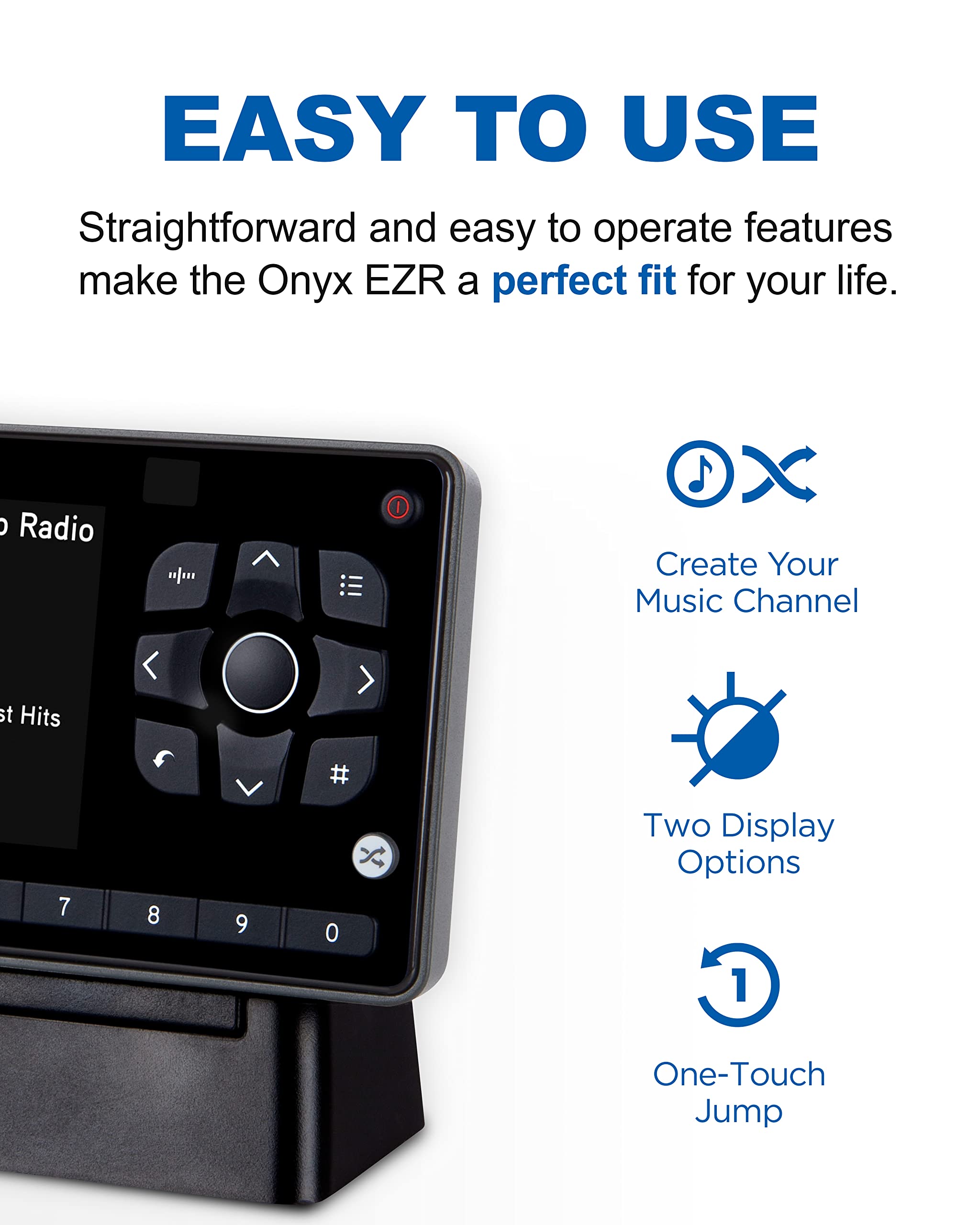 Siriusxm Sxezr1H1 Onyx Ezr Satellite Radio With Home Kit   Hear Siriusxm On Your Home Stereo Or Powered Speakers