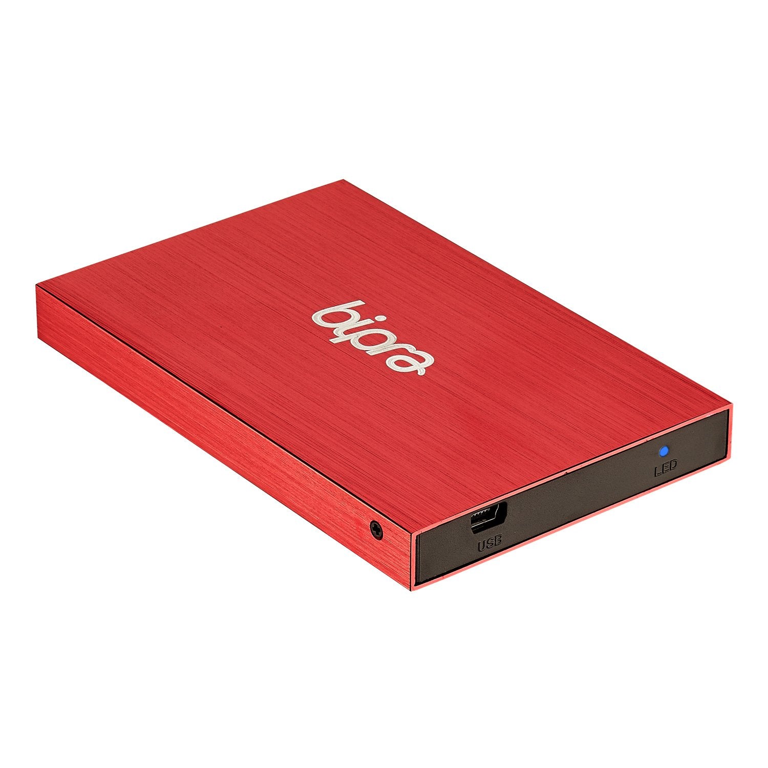 Bipra 2.5 Inch Sata To Usb 2.0 Hard Drive Caddy Hdd Enclosure Case (Red)