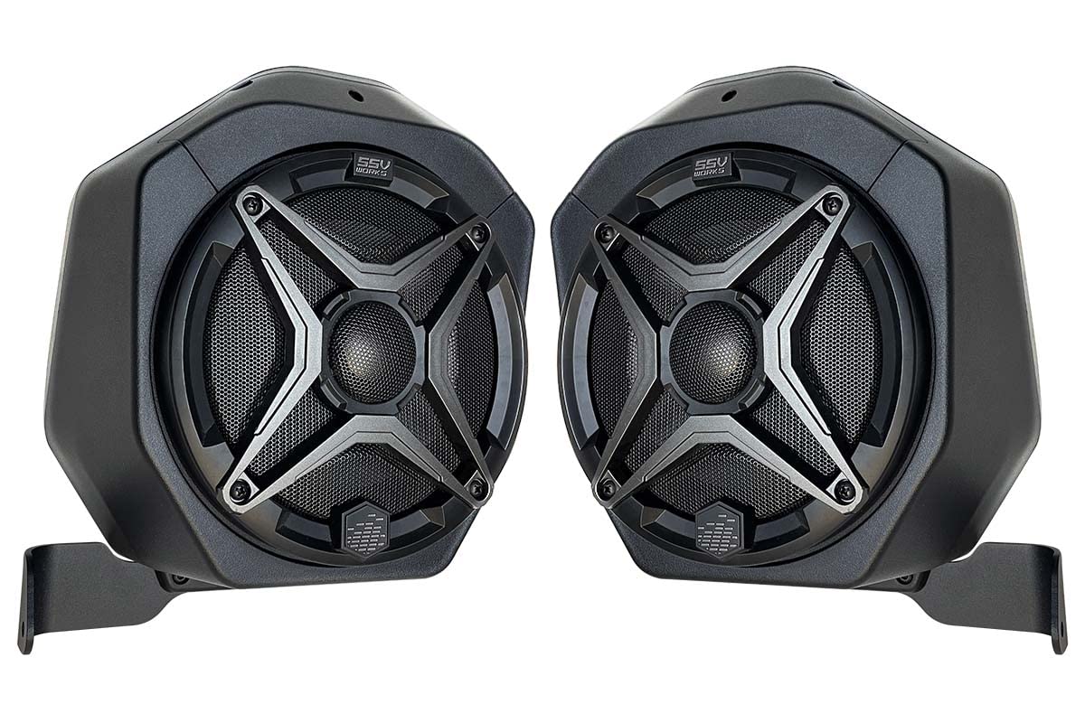 SSV Works Rear Speaker Pods Compatible with Ford Bronco 4-Door 2021-2026, Upgrade 6.5 Pods for Bronco Accessories w/SSV A6 120w