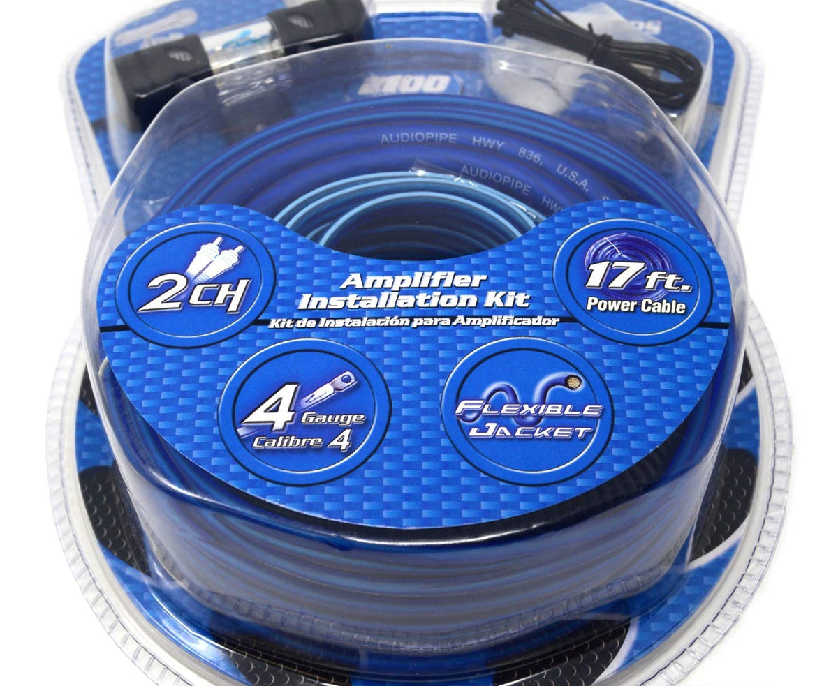 Amplifier Complete Set 4 Gauge Platinum Series Amplifier Installation Kit Complete 2100 Watt ...