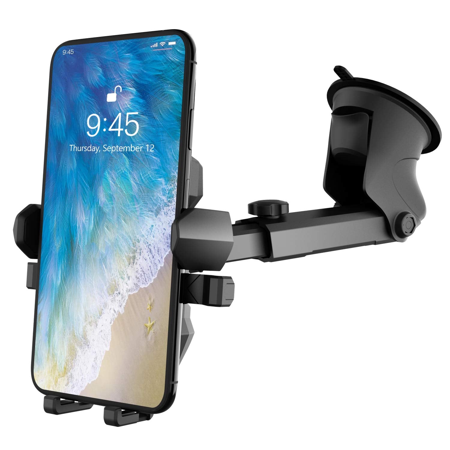 Phone Holder For Car,Universal Long Neck Car Mount Holder Compatible With Iphone Xs Xs Max Xr X 8 8 Plus 7 7 Plus S10 S9 S8 S7 S