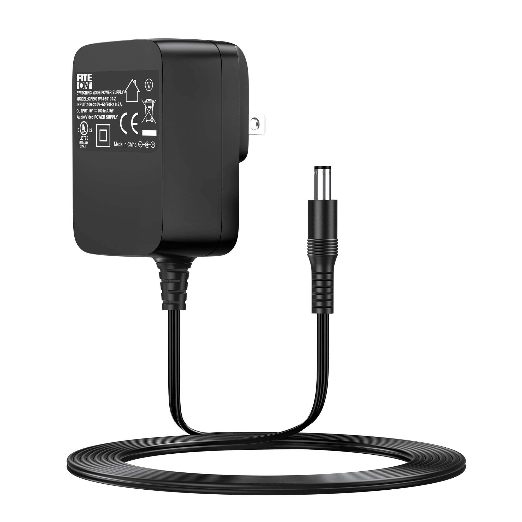 FITE ON 9V AC Adapter Replacement for Alesis Command Mesh Kit Alesis Debut Kit Alesis DM10 Alesis Nitro Drum Module Electronic D