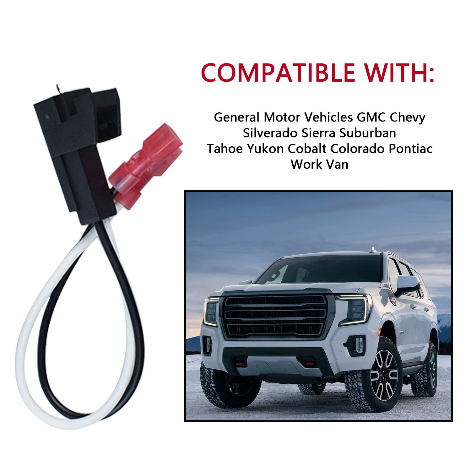 72 4568 Speaker Adapter Wiring Harness Replacement For General Motor Vehicles Gmc Buick Cadillac Chevy Silverado Sierra Suburban