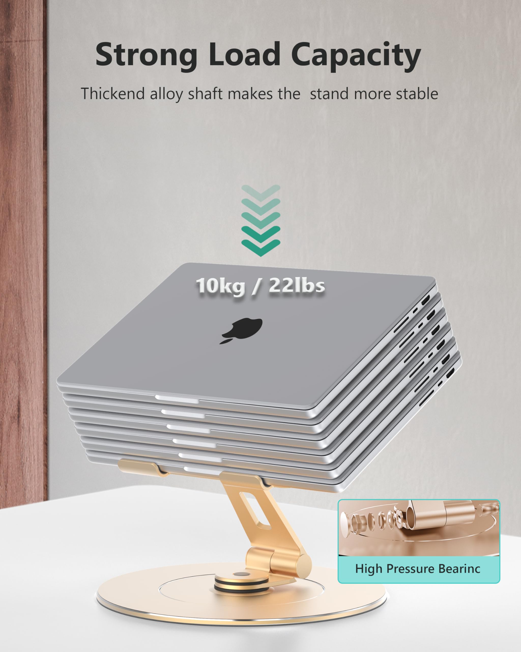 Loxp Ultra Stable Swivel Laptop Stand For Desk