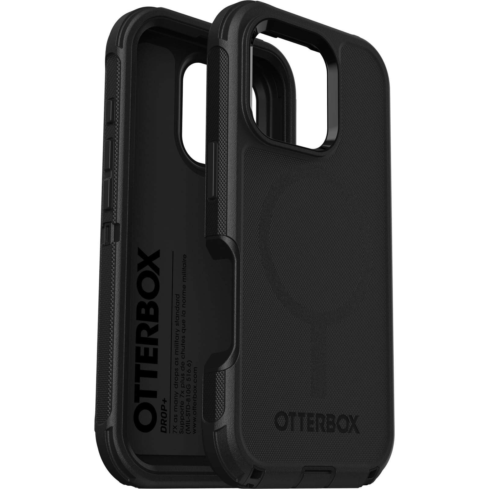 OtterBox Defender Series Case for iPhone 16 Pro - Black, Durable Protection, Shockproof Design
