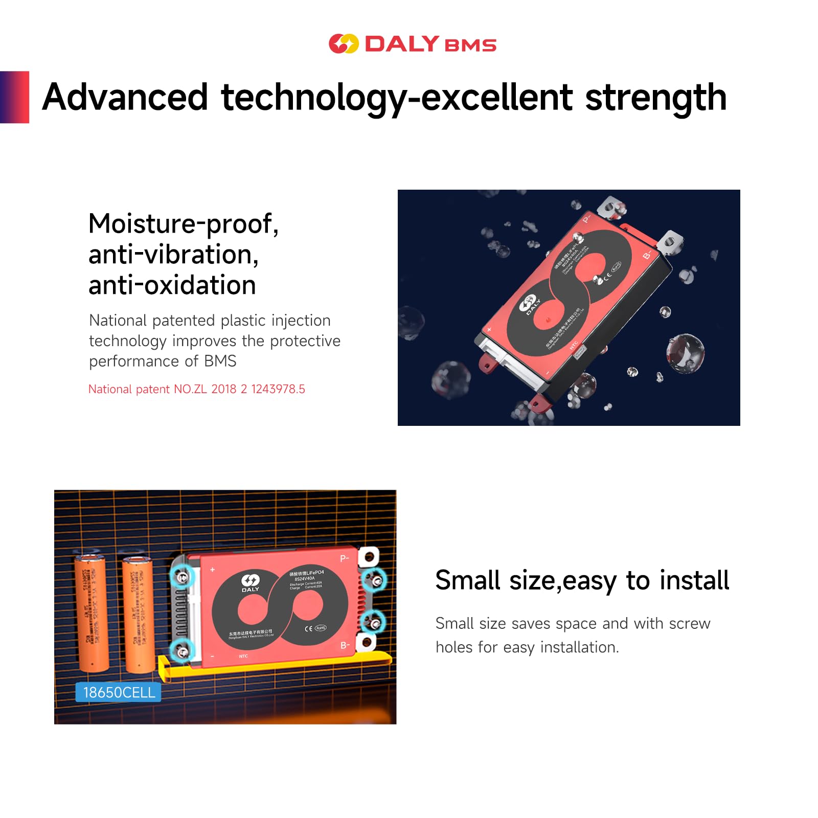 Daly 4S 16S Bms 15A To 200A Protection Board With Balance Wire And Temperature Sensor For Lithium Battery Pack(Lifepo4 4S 12V,10