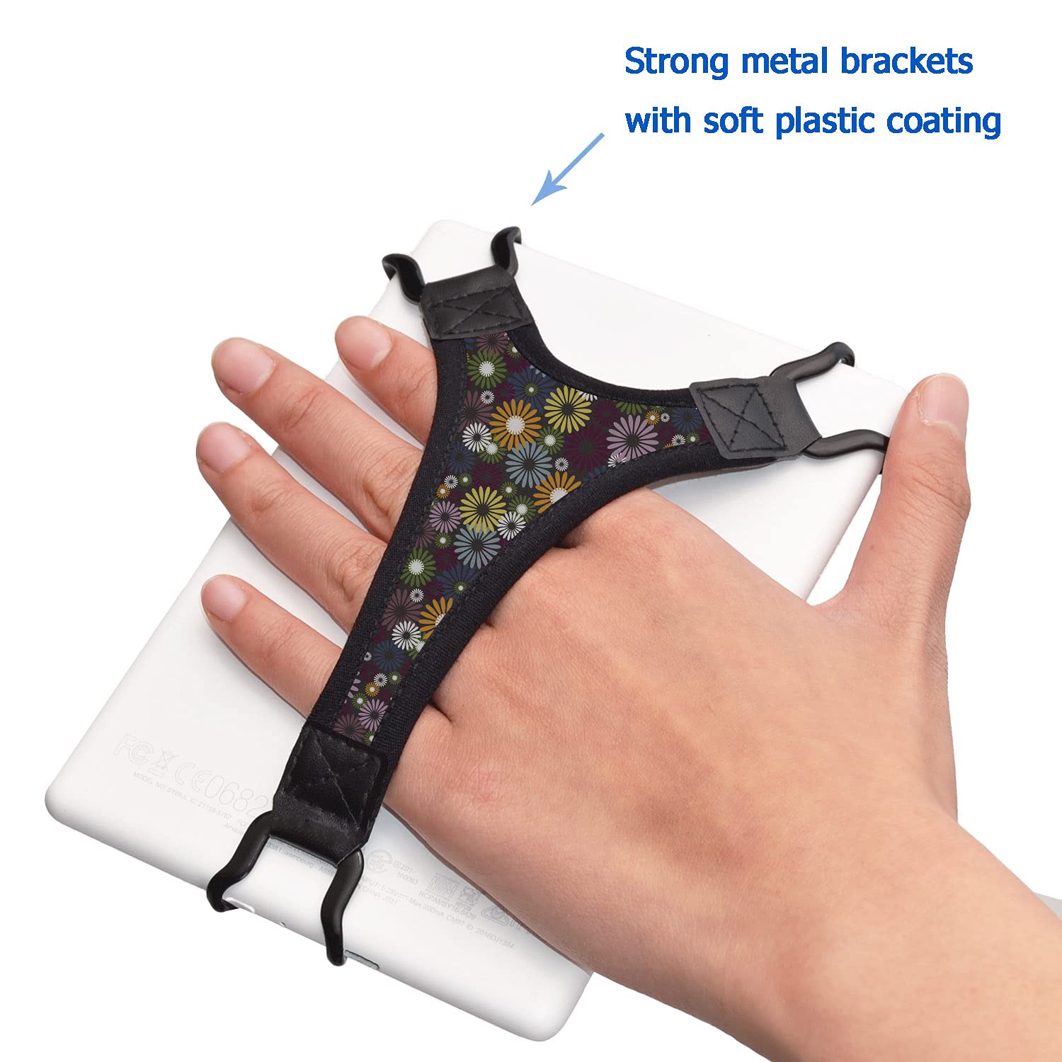 Tfy Security Floral Hand Strap Finger Grip Holder For 6 Inch - Kindle Paperwhite/Kindle Voyage/Kindle Oasis/Sony Prs-350 / Kobo
