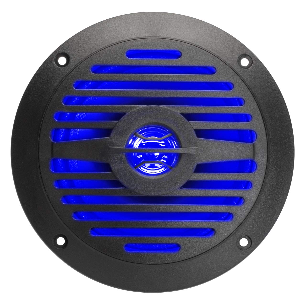 5� Water Resistant Speakers With Blue Led Lights For Marine, Rvs, & Hot Tubs � Pair