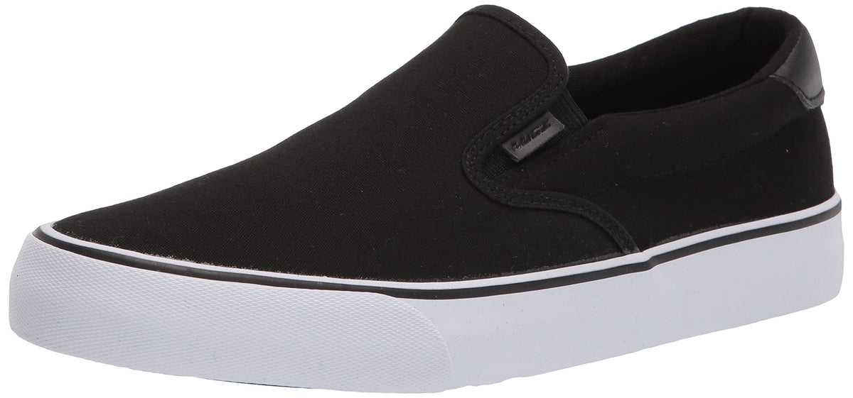 Lugz Womens Clipper Fashion Sneaker, Blackwhiteblack, 85 Wide