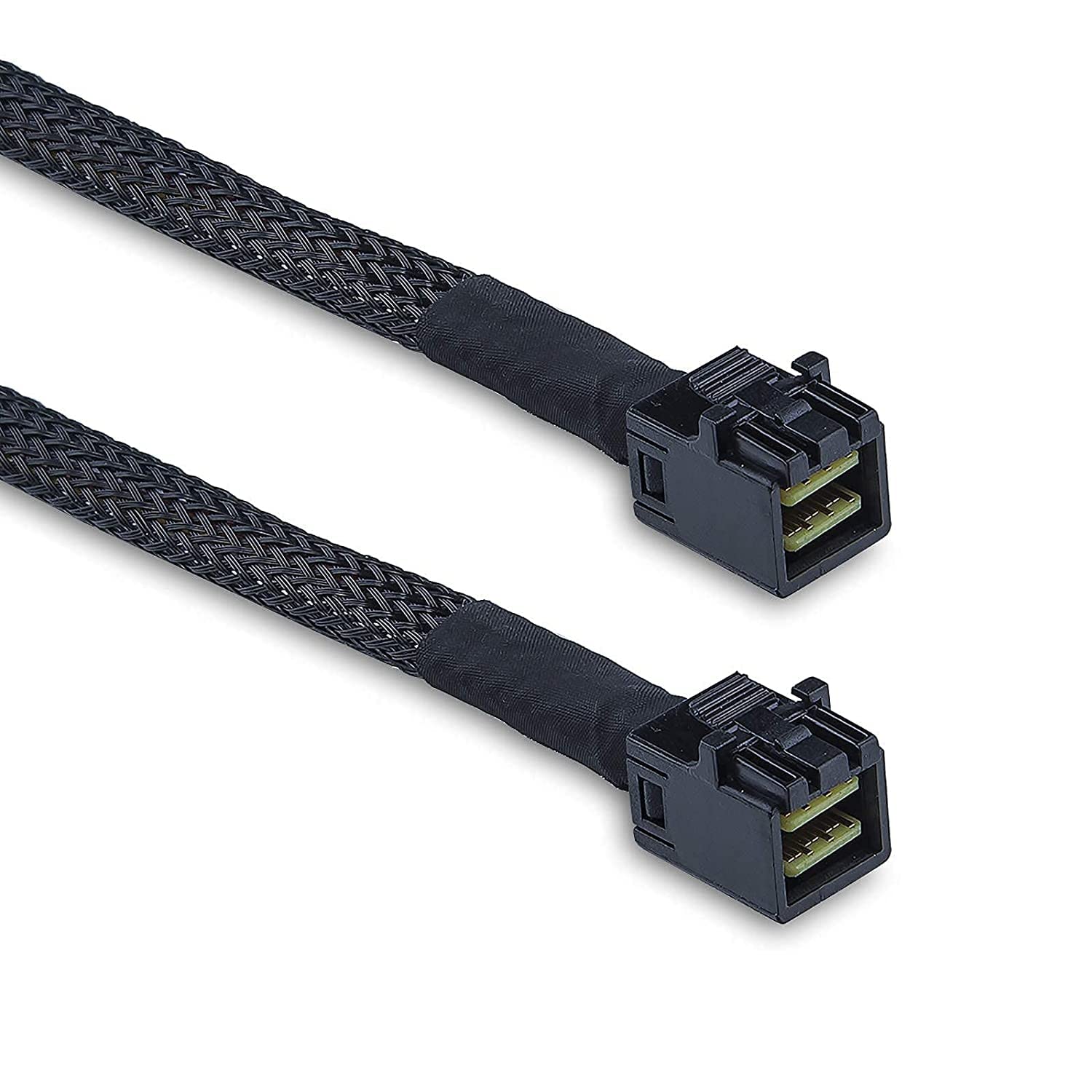 Internal Mini Sas Hd Sff 8643 To Sff 8643 Cable, With Sideband, 12G, 100 Ohm, Straight To Straight, 0.3 M(0.9Ft)