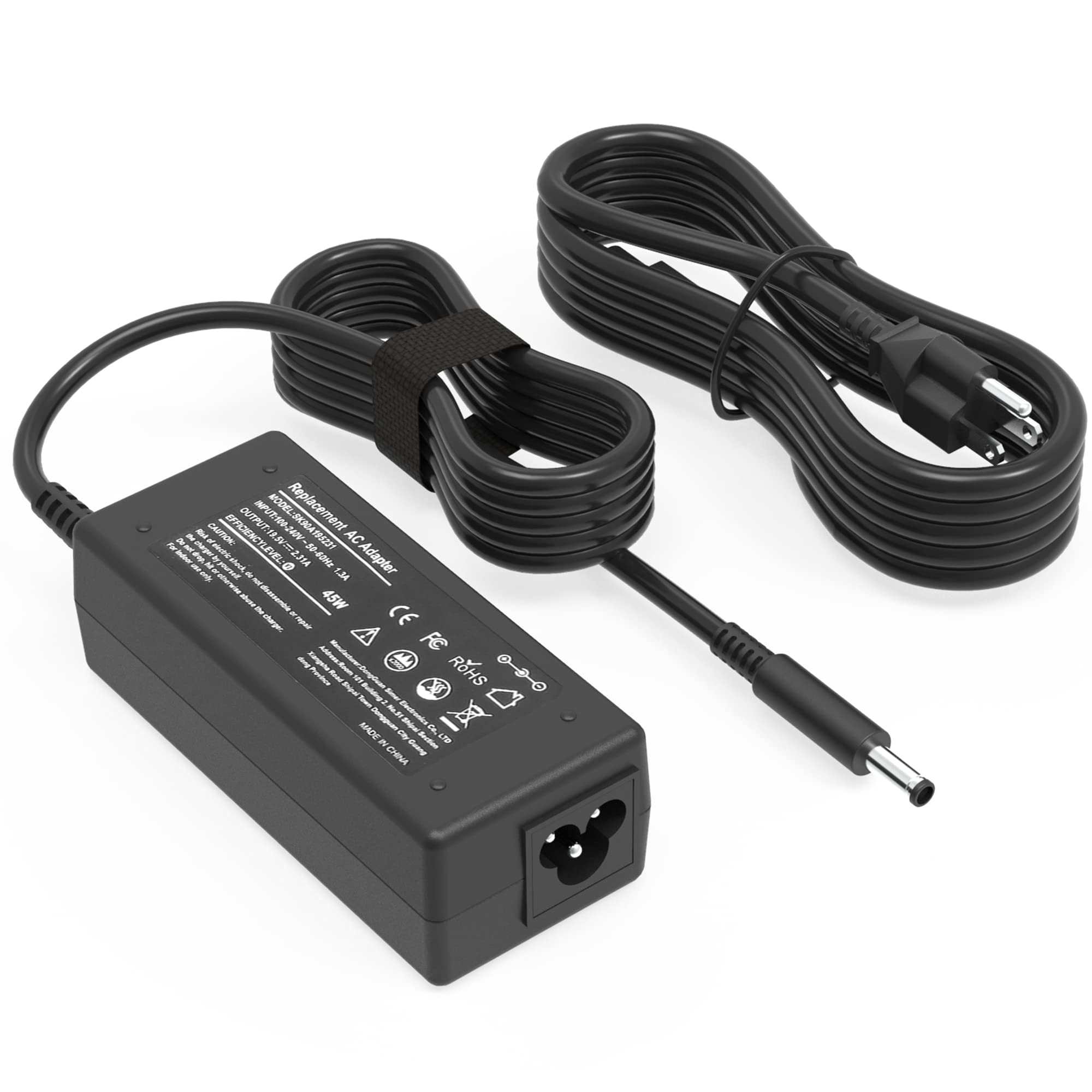 Replacement For 45W Dell Ac Adapter Laptop Charger For Dell Inspiron 13 14 15 3000 5000 7000 Series 14 5000 13 7000 13 5000 17 7