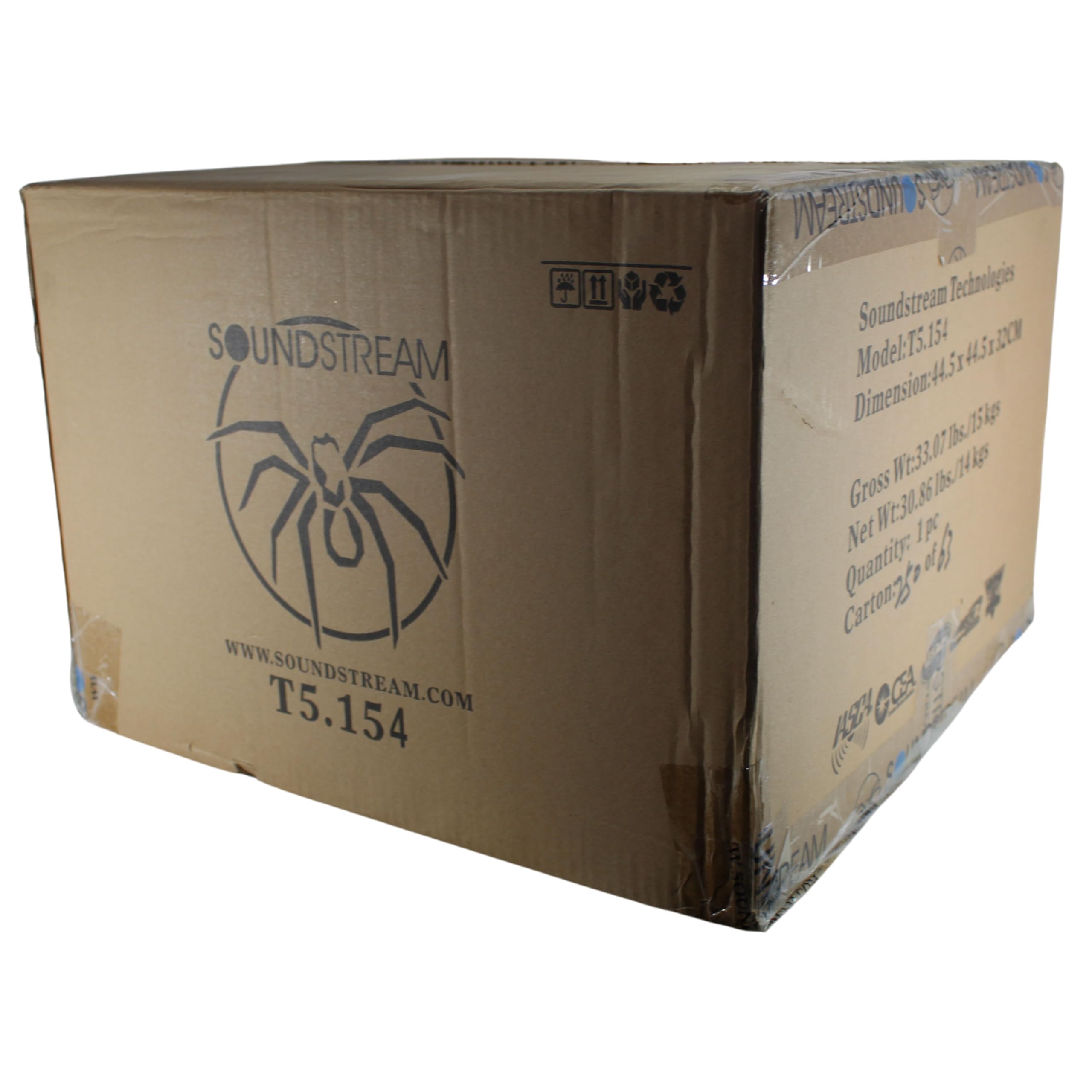 Soundstream 2600W Peak (1300W Rms) 15'' Tarantula Series Dual 4 Ohm Car Subwoofer