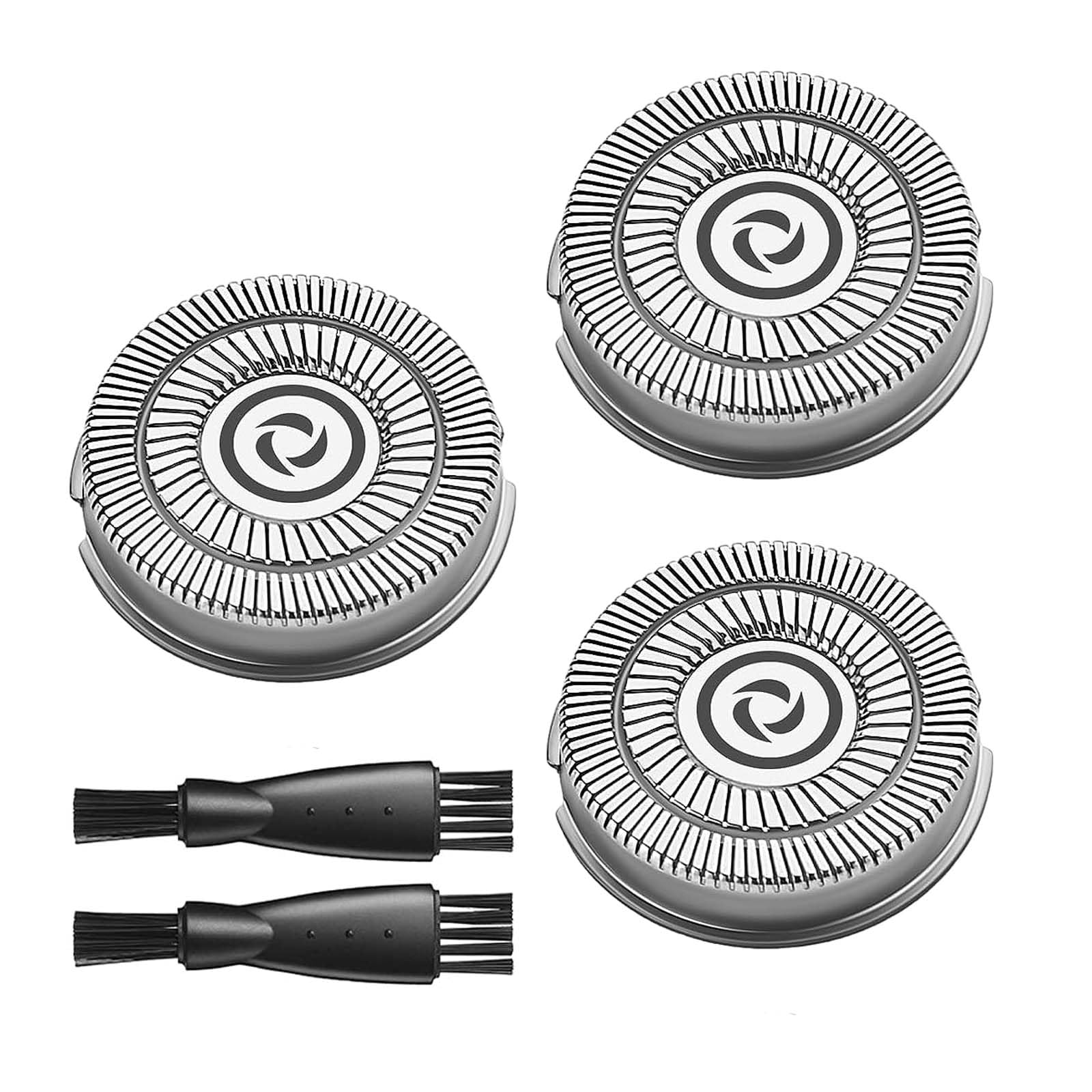 Electric Razor Blades Replacement For Pritech Electric Shaver Rsm 1505 Replacement Heads, 3 Replacement Blades(Blades Only), 2 C