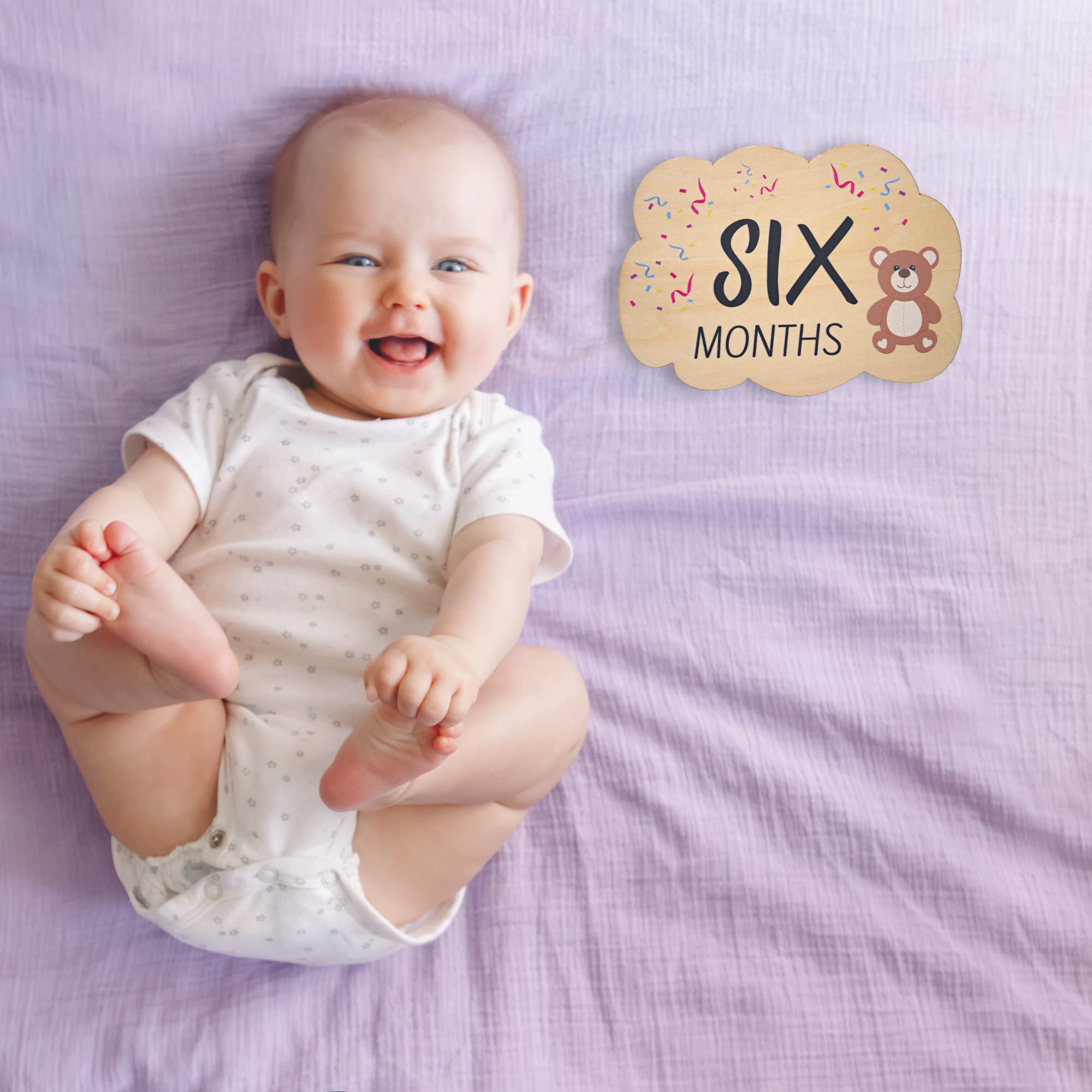 Heart'S Sign 14 Designs Xl Monthly Baby Milestone Cards | Newborn Gift Set | Baby Monthly Milestones