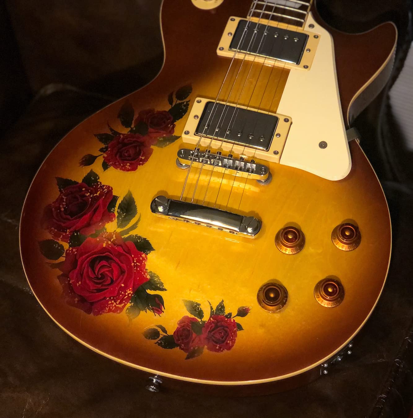 Layer Graph Stickers For Guitars & Bass   English Rose