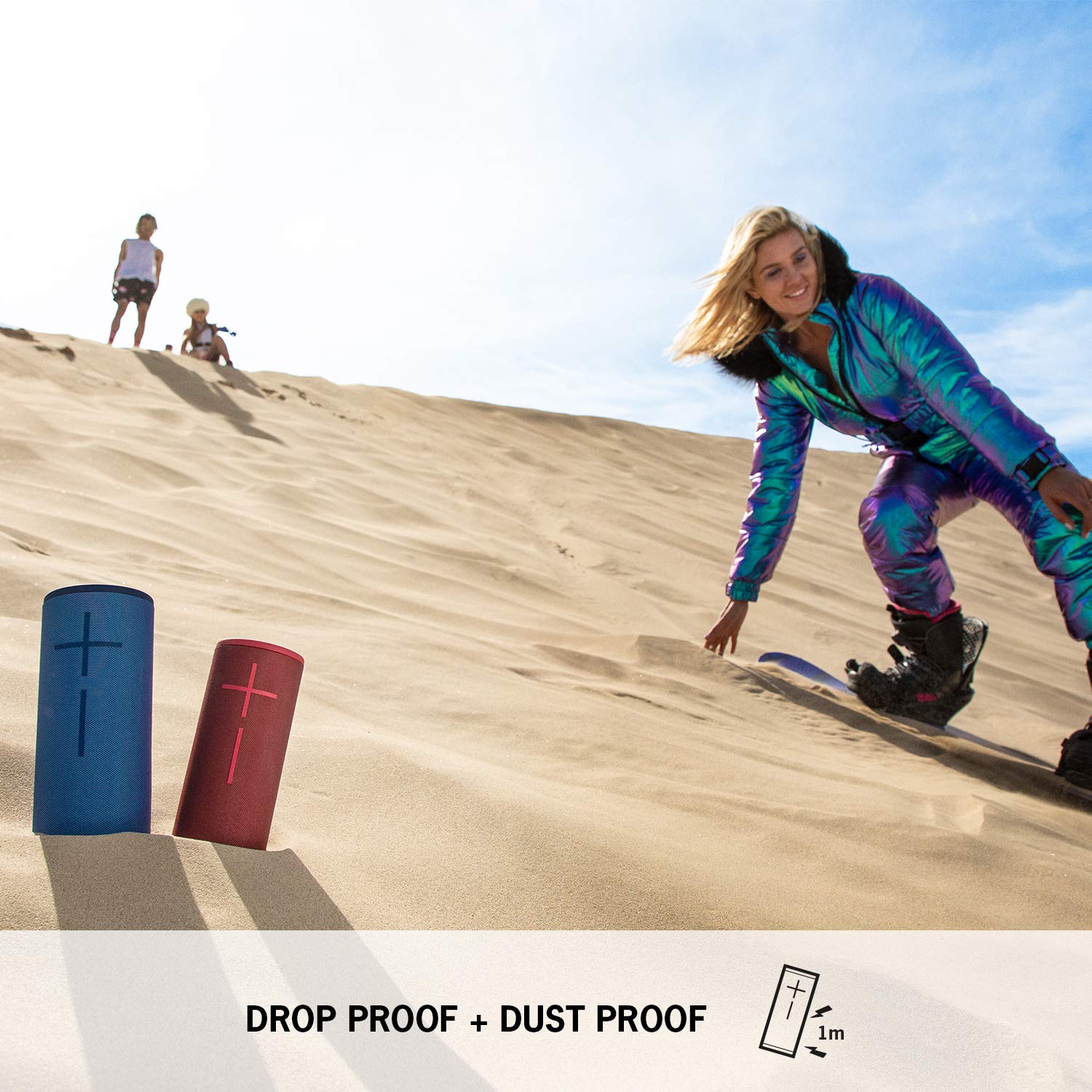 Ultimate Ears Boom 3 Wireless Bluetooth Speaker, Bold Sound + Deep Bass, Bluetooth, Magic Button, Waterproof, 15 Hours Battery,