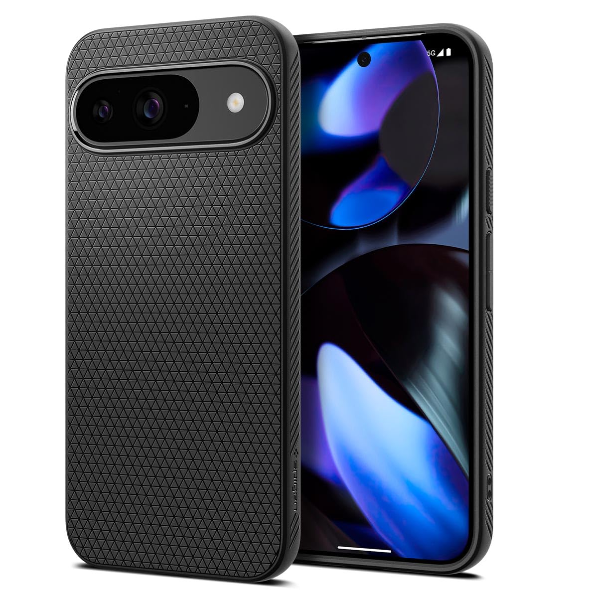 Spigen for Pixel 9/9 Pro Case, Liquid Air (2024) [No Magnet Ring] [Military-Grade Protection] - Matte Black