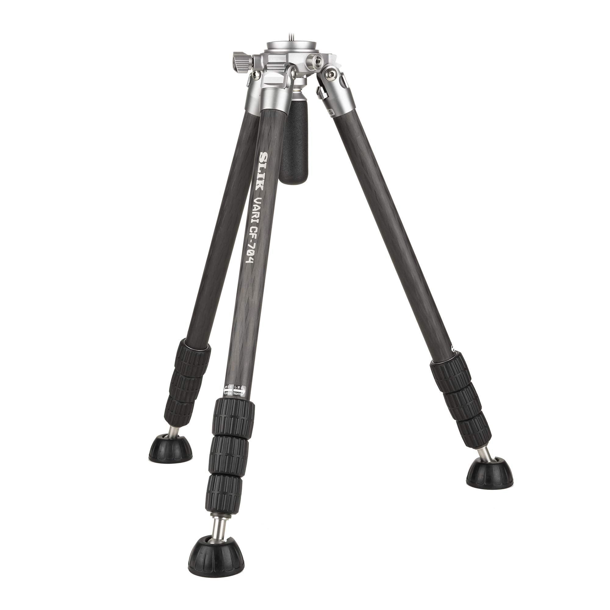 Slik Pro Vari Cf 704 4 Section Carbon Fiber Professional Tripod Kit