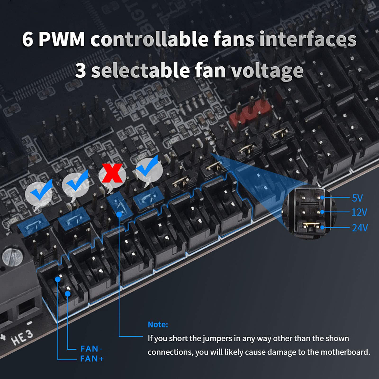 Bigtreetech Octopus V1.1 Control Board 32Bit Silent Board Compatible Tmc2209, Tmc2240, Tmc2208, Tmc5160 Stepper Driver, Support